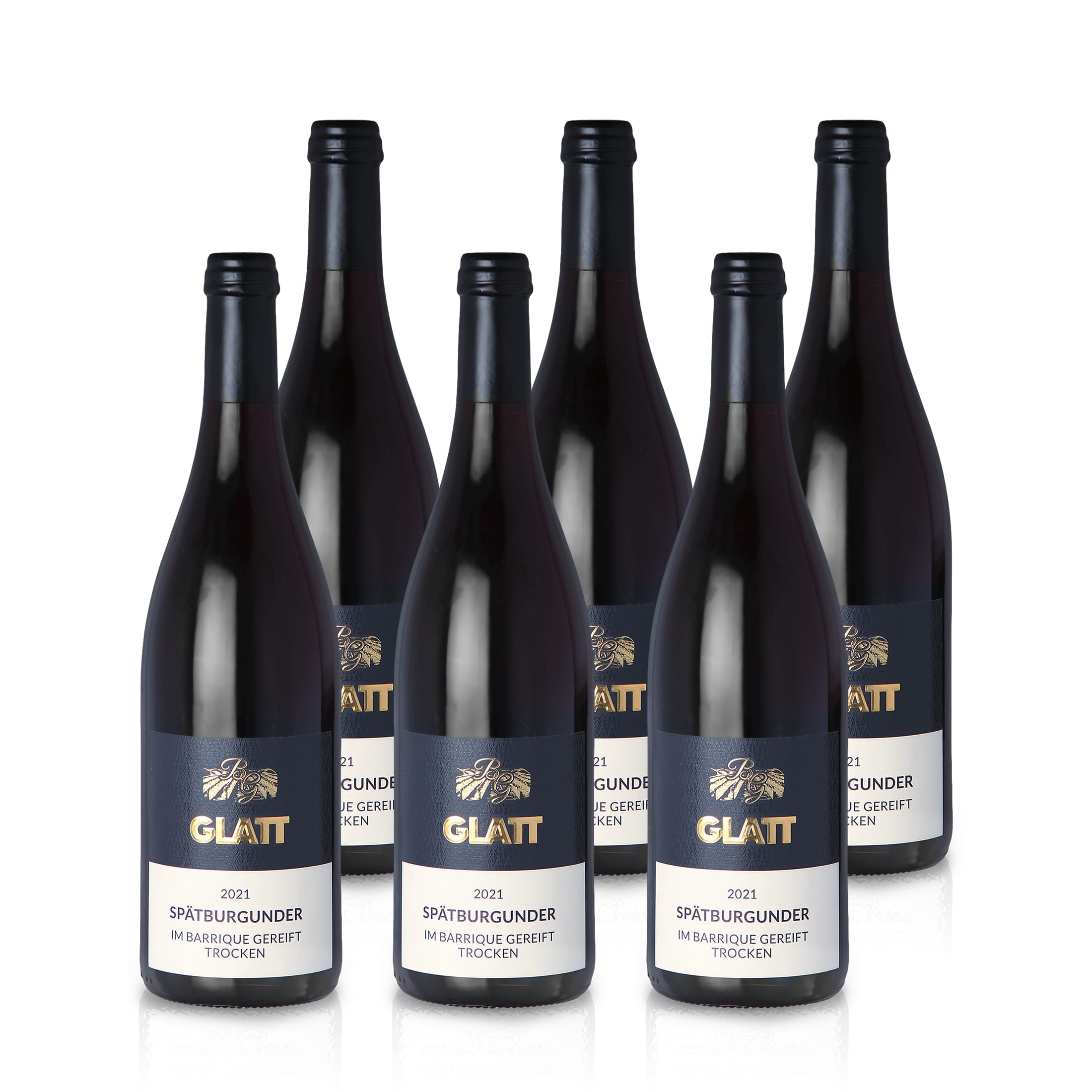 2021 Pinot Noir Barrique Dry Red Wine • GLATT • Quality Wine from Kaiserstuhl/Baden, Germany