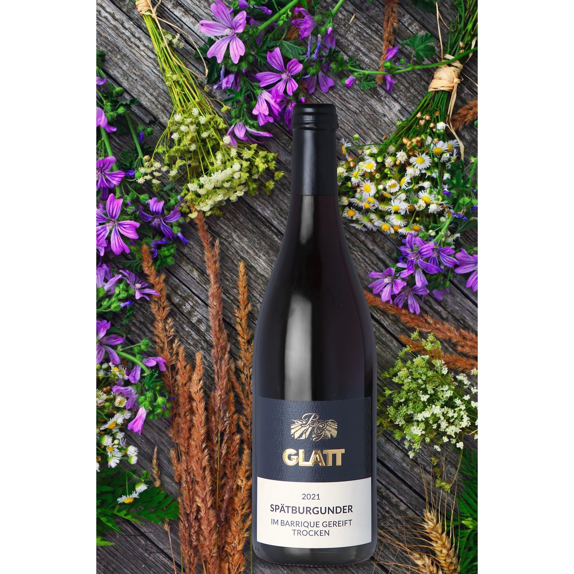 2021 Spätburgunder Barrique Rotwein trocken • GLATT • Qualitätswein vom Kaiserstuhl/Baden, Deutschland
