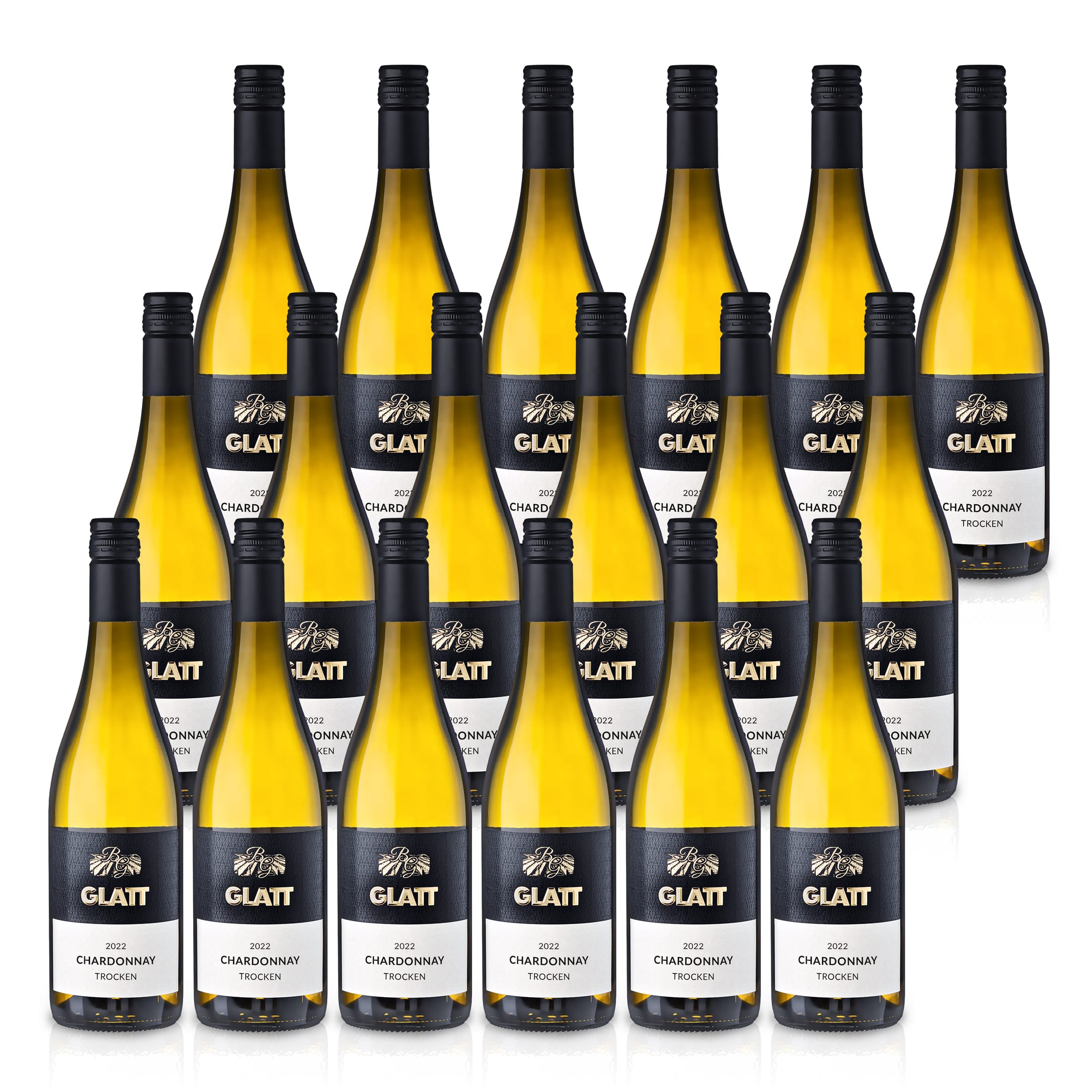 2022 Chardonnay Dry White Wine • GLATT • Quality Wine from Kaiserstuhl/Baden, Germany