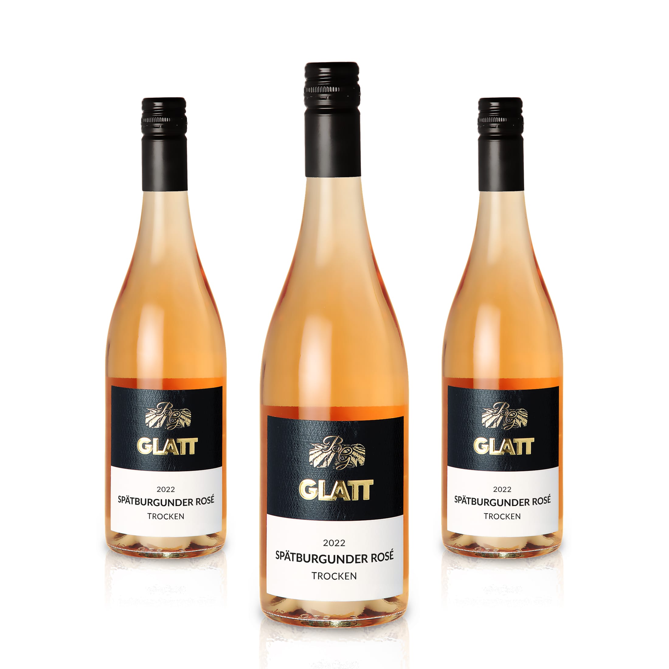 2022 Spätburgunder Rosé Dry Wine • GLATT • Quality Wine from Kaiserstuhl/Baden, Germany