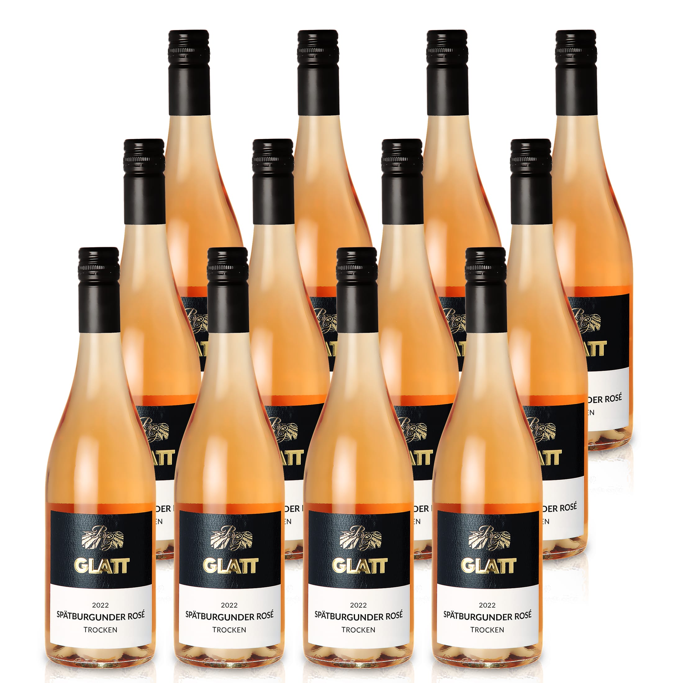 2022 Spätburgunder Rosé Dry Wine • GLATT • Quality Wine from Kaiserstuhl/Baden, Germany