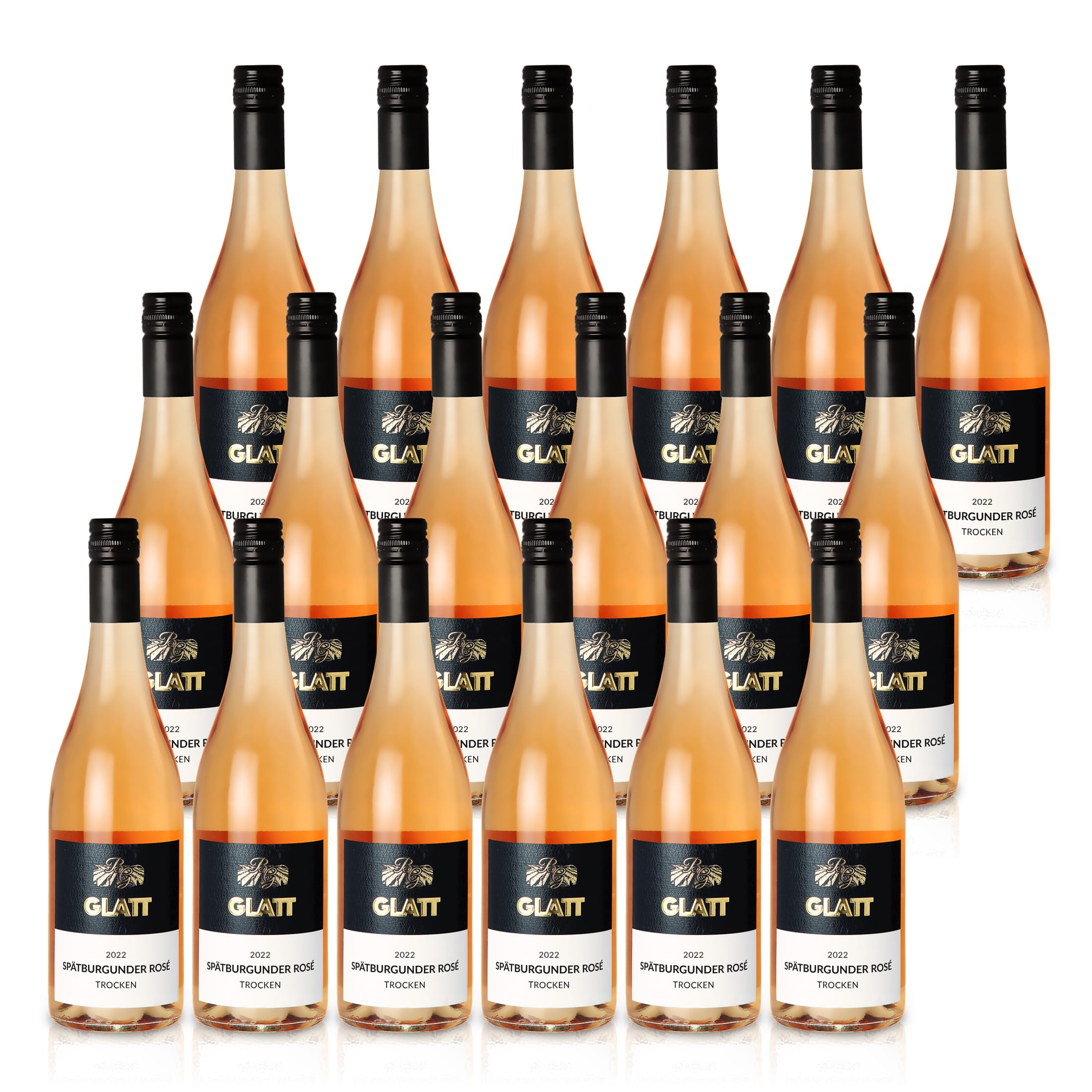 2022 Spätburgunder Rosé Dry Wine • GLATT • Quality Wine from Kaiserstuhl/Baden, Germany