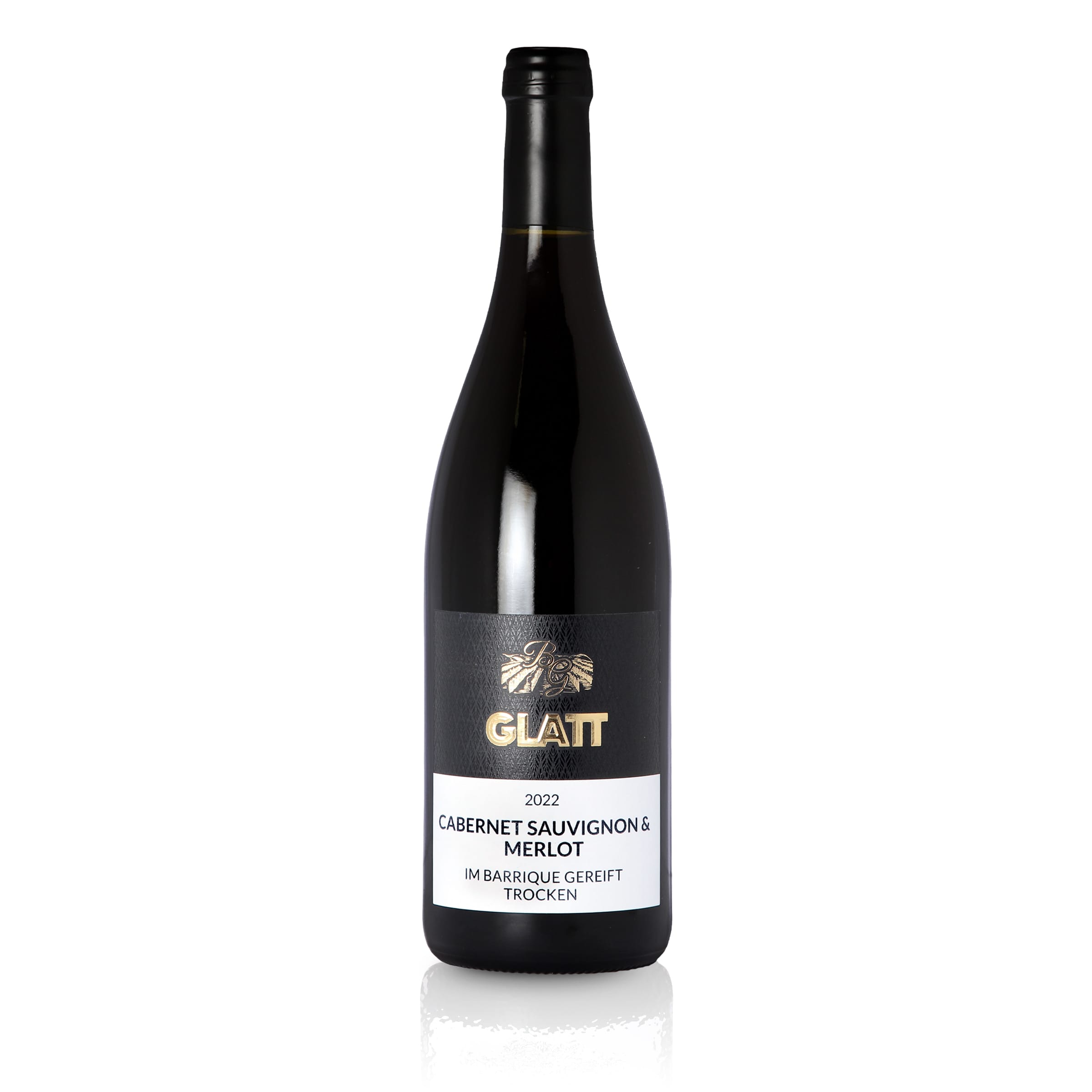 2022 Cabernet Sauvignon & Merlot Barrique Dry Red Wine • GLATT • Quality Wine from Kaiserstuhl/Baden, Germany
