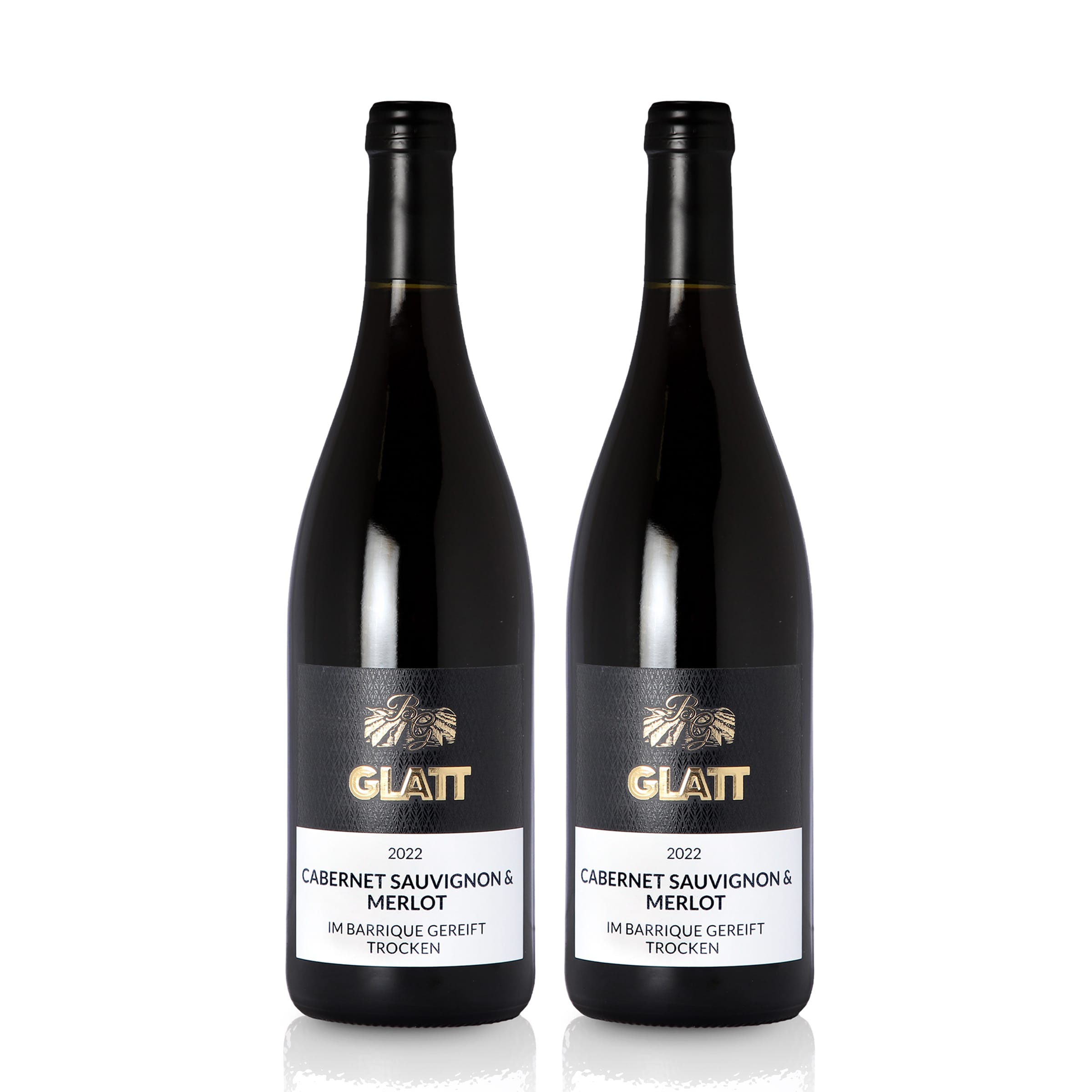 2022 Cabernet Sauvignon & Merlot Barrique Dry Red Wine • GLATT • Quality Wine from Kaiserstuhl/Baden, Germany