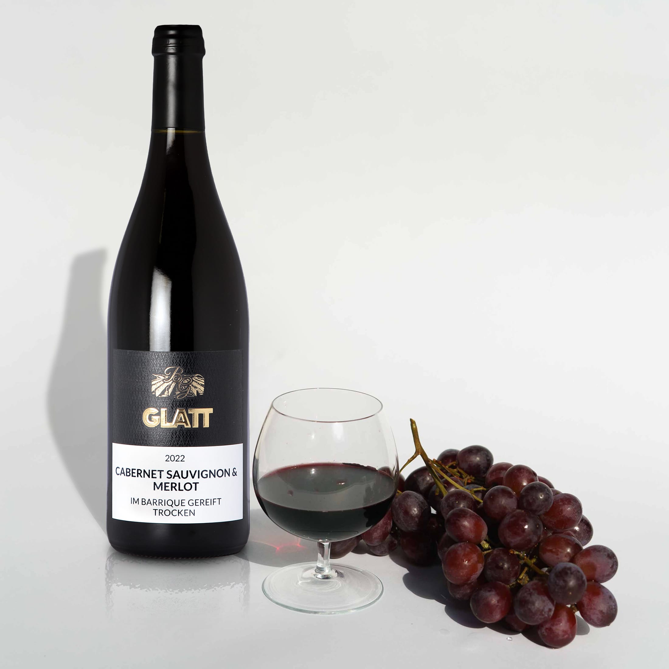 2022 Cabernet Sauvignon & Merlot Barrique Dry Red Wine • GLATT • Quality Wine from Kaiserstuhl/Baden, Germany