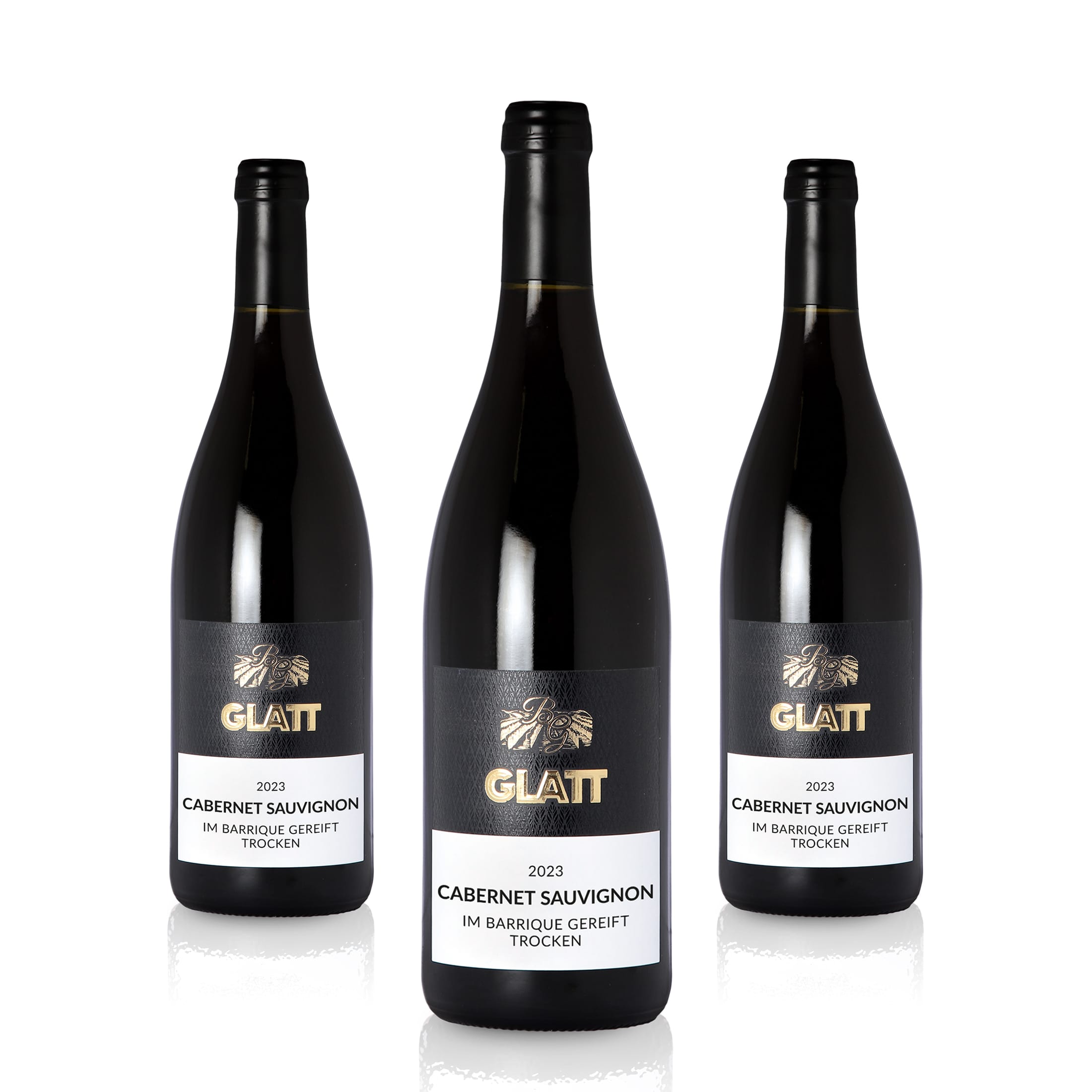 2023 Cabernet Sauvignon Barrique Dry Red Wine • GLATT • Quality Wine from Kaiserstuhl/Baden, Germany
