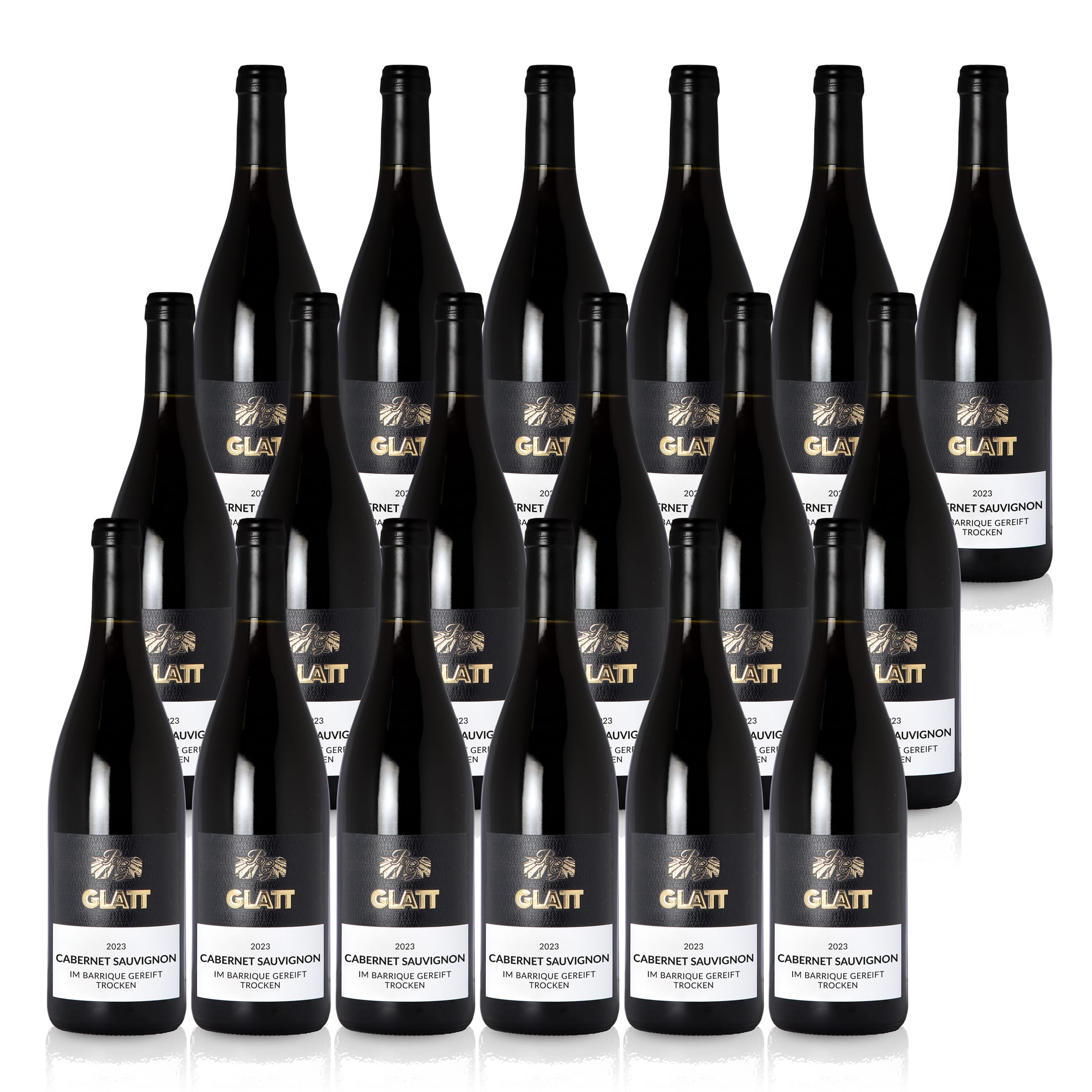 2023 Cabernet Sauvignon Barrique Dry Red Wine • GLATT • Quality Wine from Kaiserstuhl/Baden, Germany