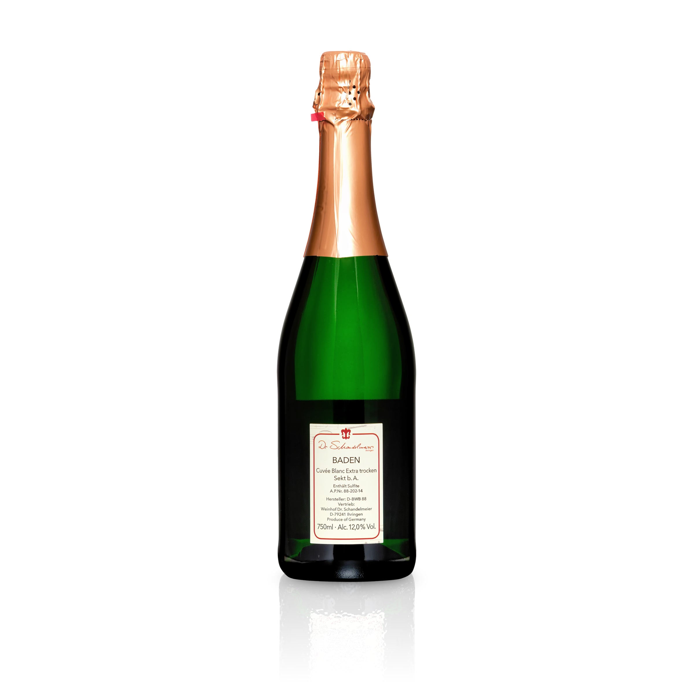 Sparkling Wine Cuvée Blanc extra-dry - Dr. Schandelmeier Winery