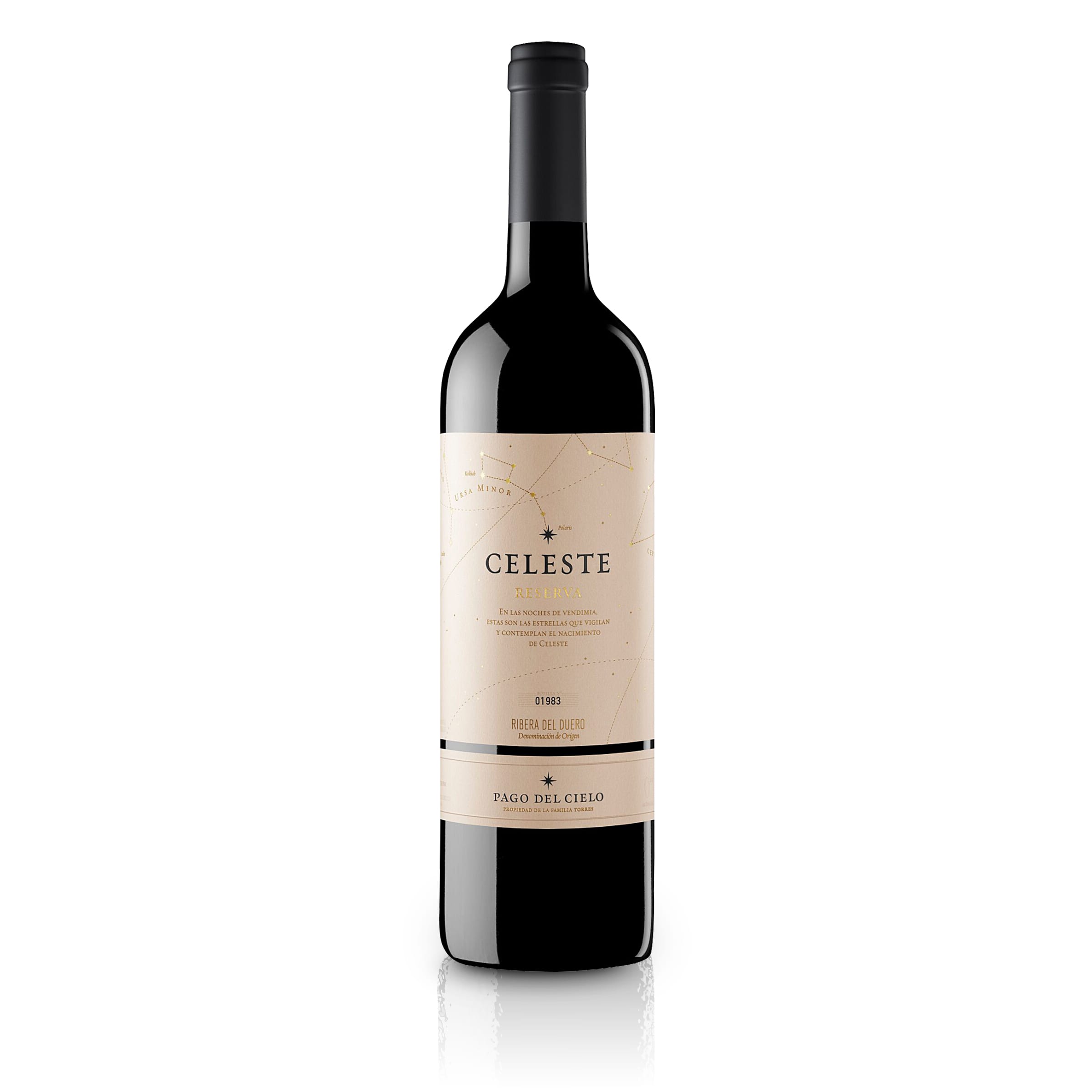2018 Celeste Reserva Miguel Torres - Spain - Catalonia, Ribera del Duero - 90 Points, James Suckling