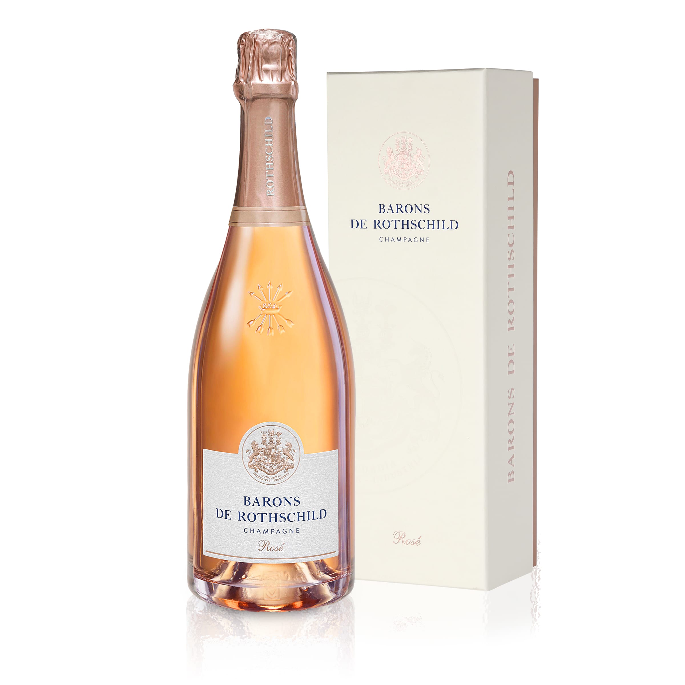 Champagne Barons de Rothschild Rosé Extra Brut in Geschenkpackung