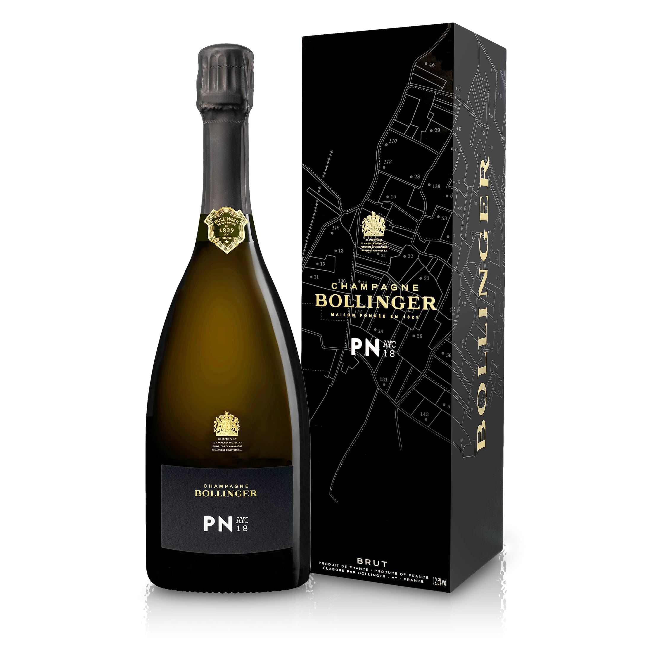 Champagne Bollinger PN AYC 18 in Gift Box