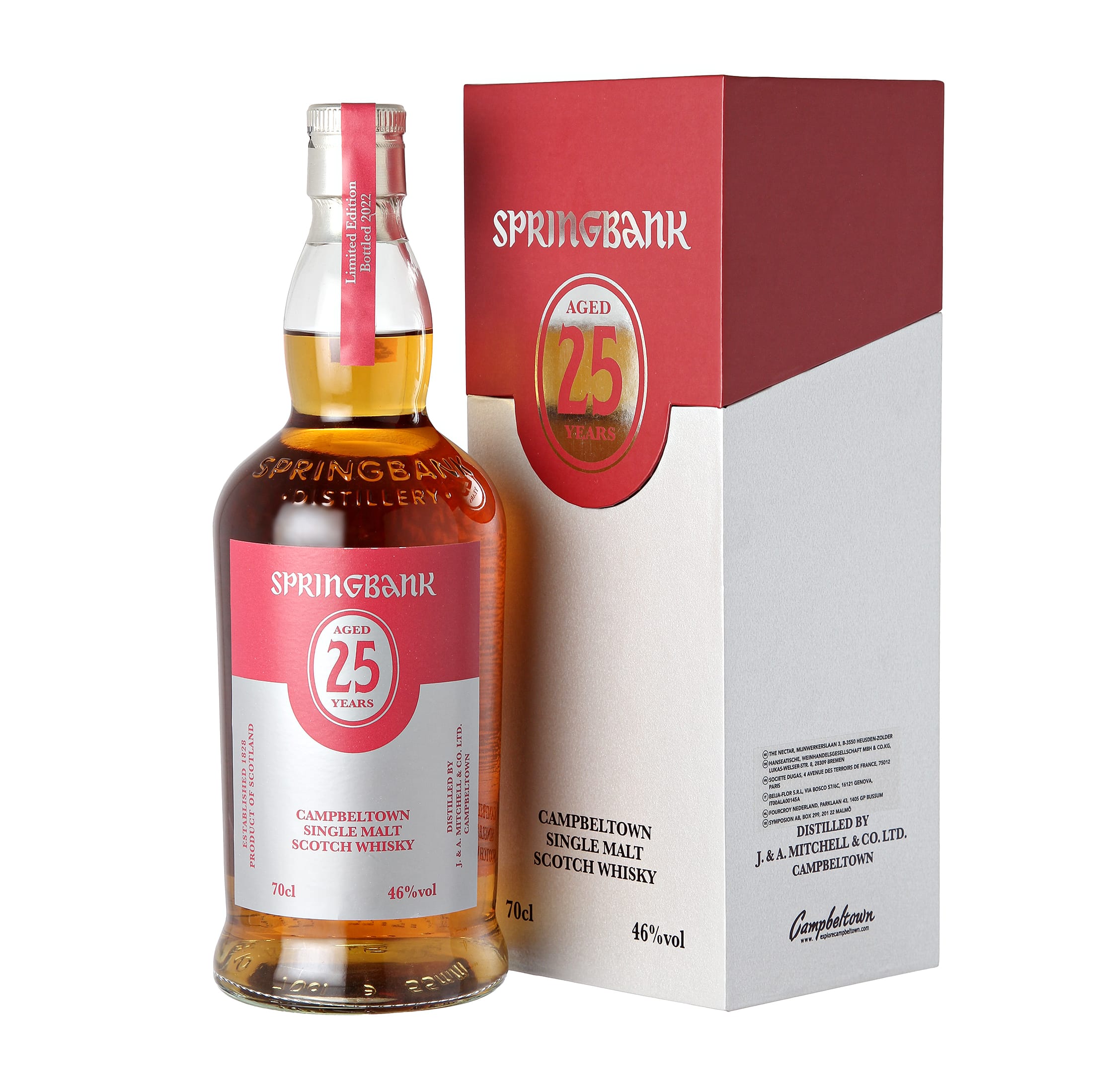 Springbank 25 Jahre - Limited Edition 2022 - In Geschenkverpackung