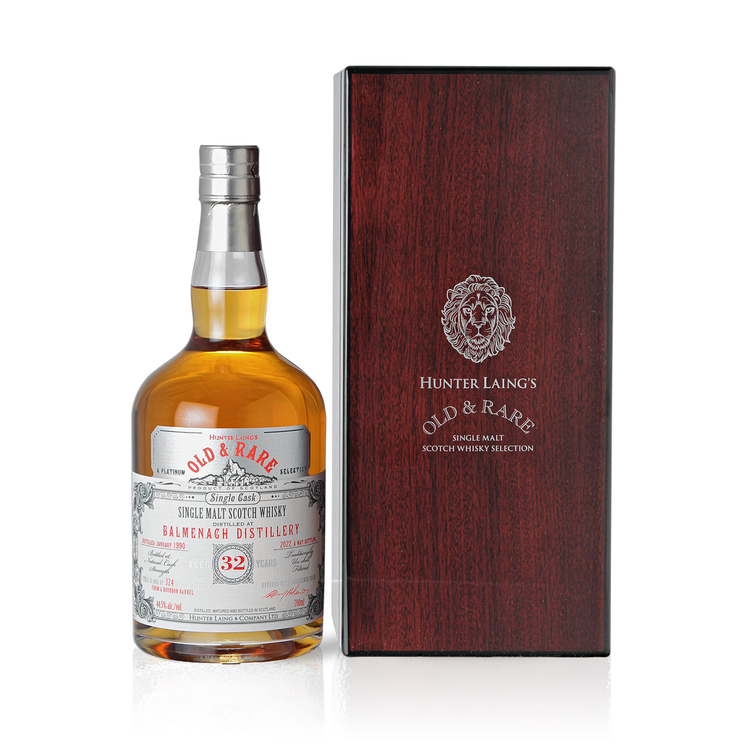 Balmenach 1990/2022 - 32 Years Old - 44.5% Vol. - Hunter Laing - Old & Rare - OAR0447