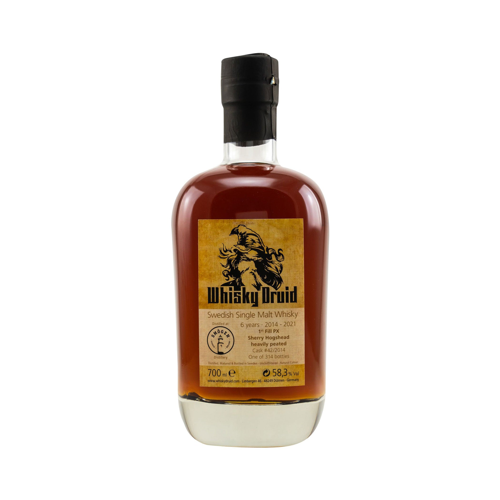 Smögen 2014/2021 - 6 Years Old - Single Cask 42/2014 PX - Whisky Druid