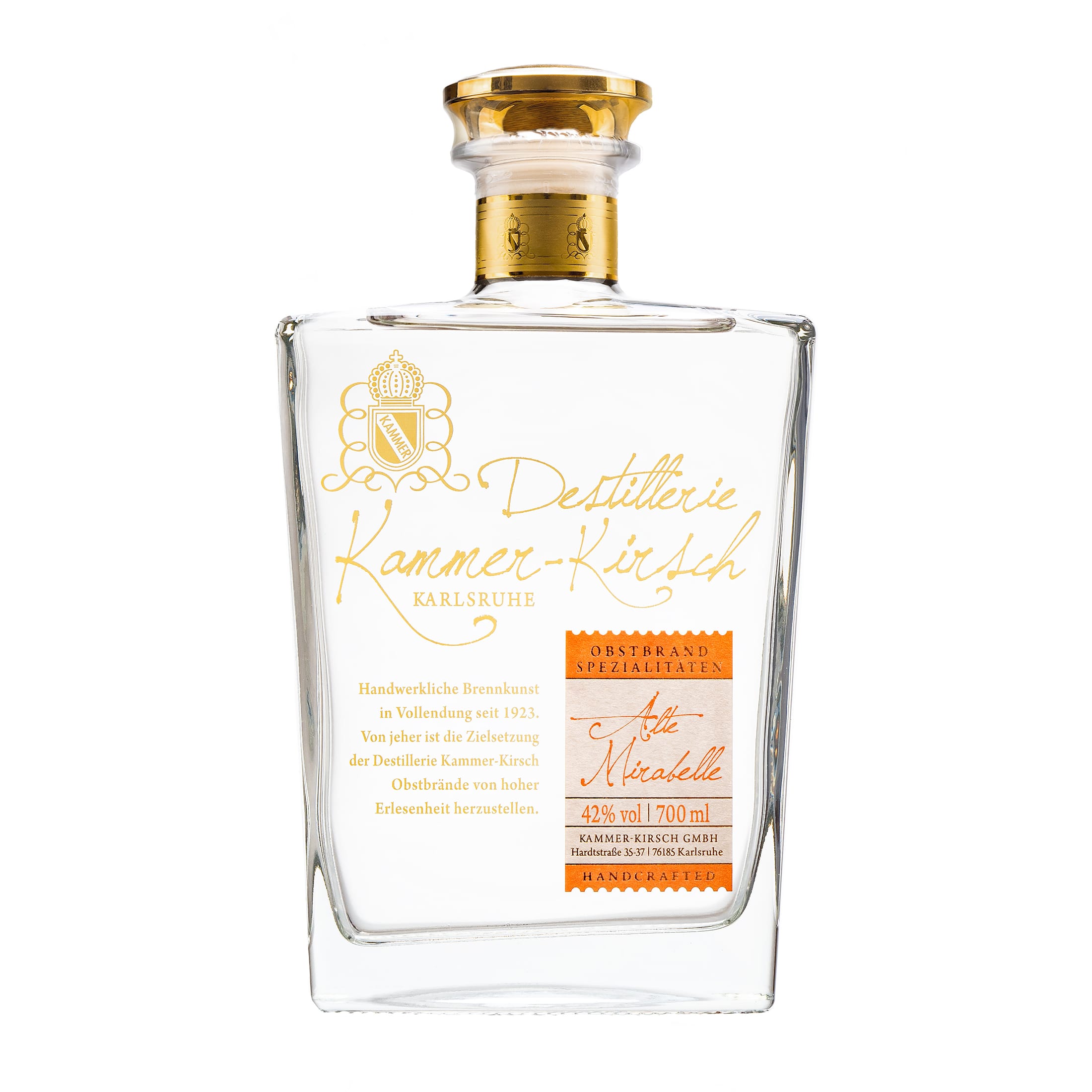 Aged Mirabelle Plum Brandy - Distillery Kammer-Kirsch