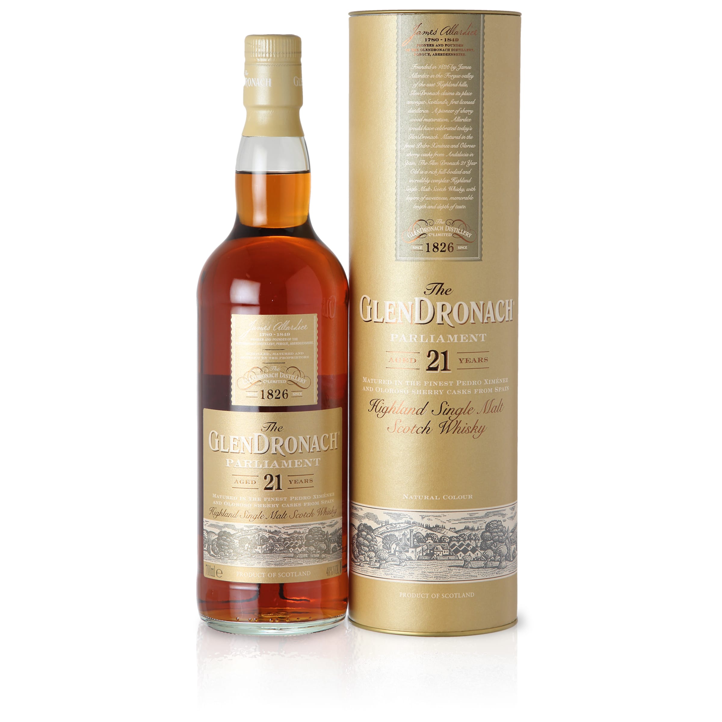 Glendronach Parliament 21 Jahre Highland Single Malt Scotch Whisky