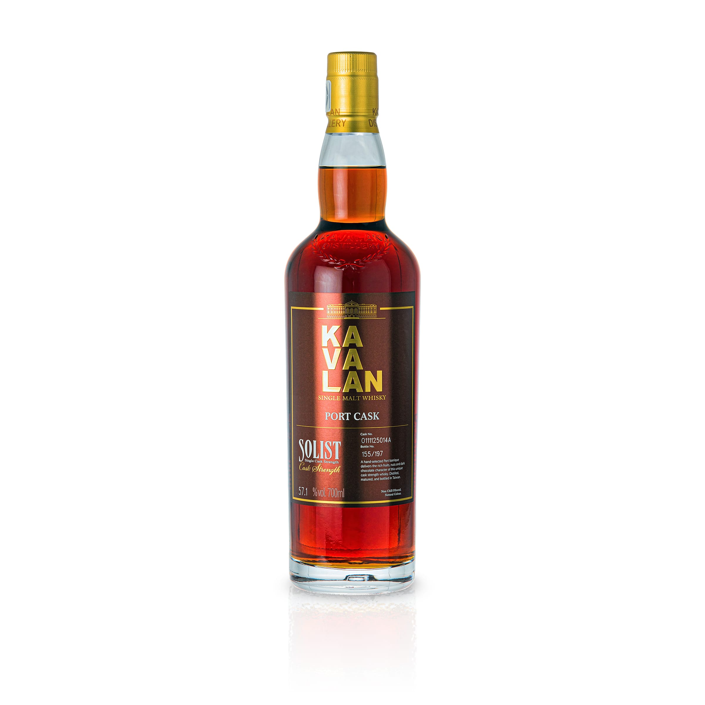 Kavalan Solist Port Cask 50-61%vol Cask Strength - Single Malt Whisky from Taiwan