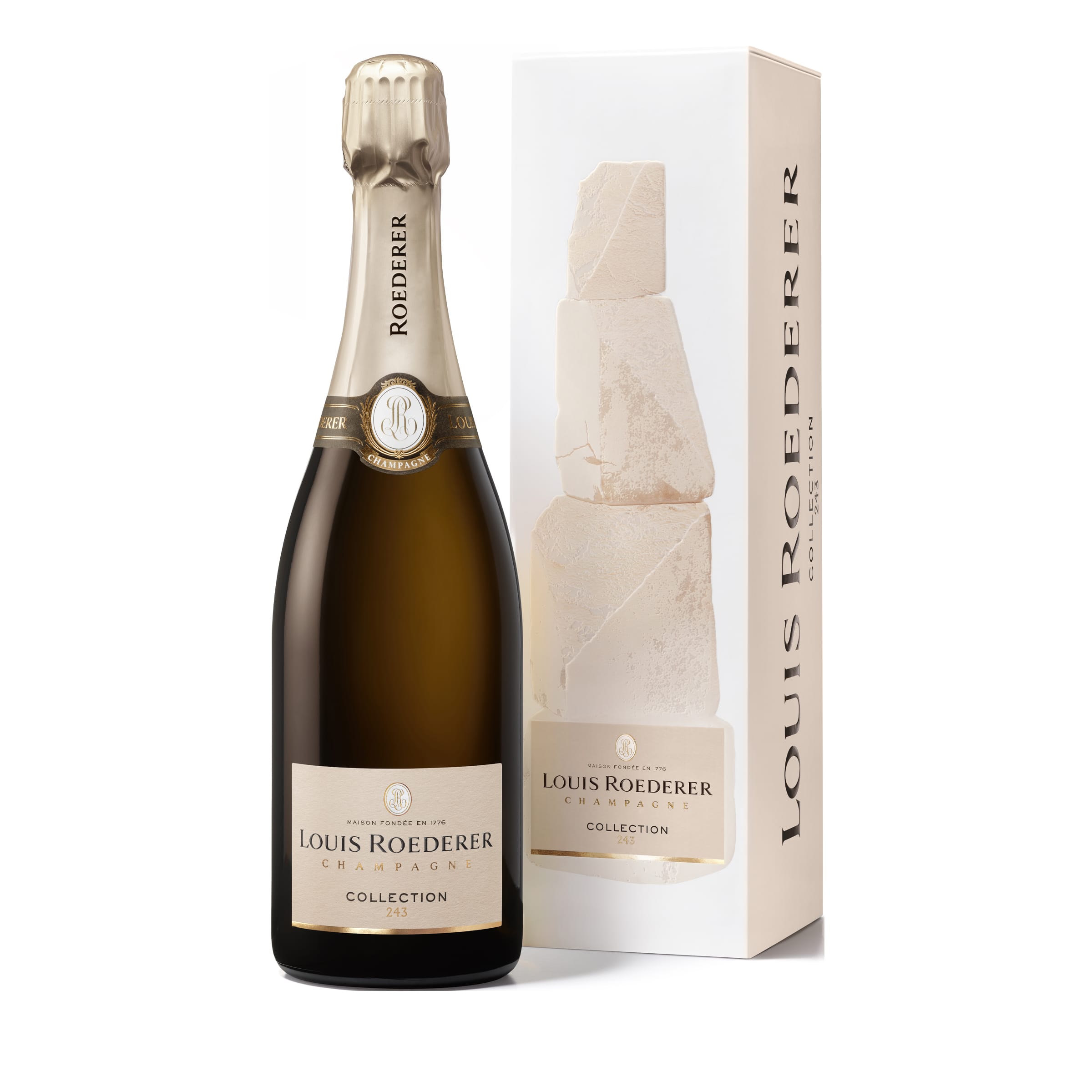 Roederer Collection 243 Champagner in Grafik-Geschenkverpackung