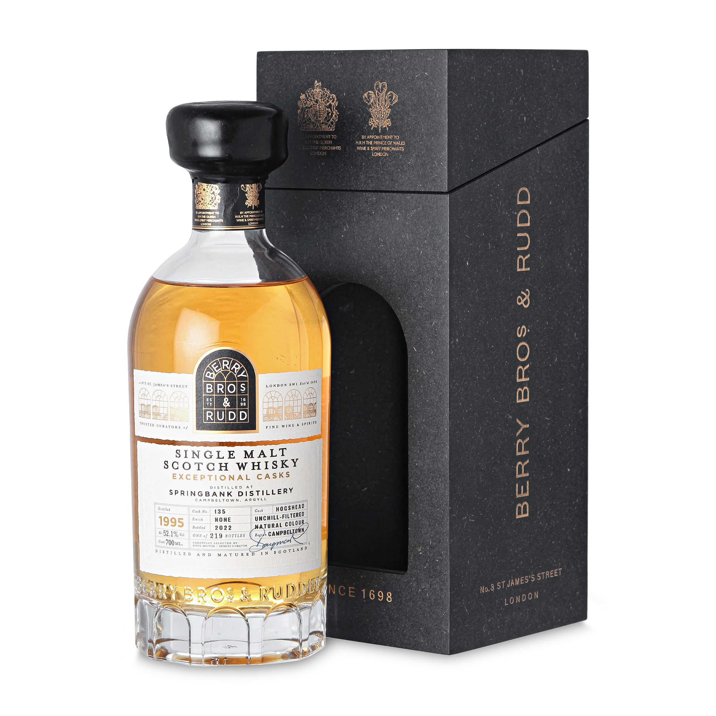 Springbank 1995/2022 Single Hogshead No. 135 - Berry Bros. & Rudd