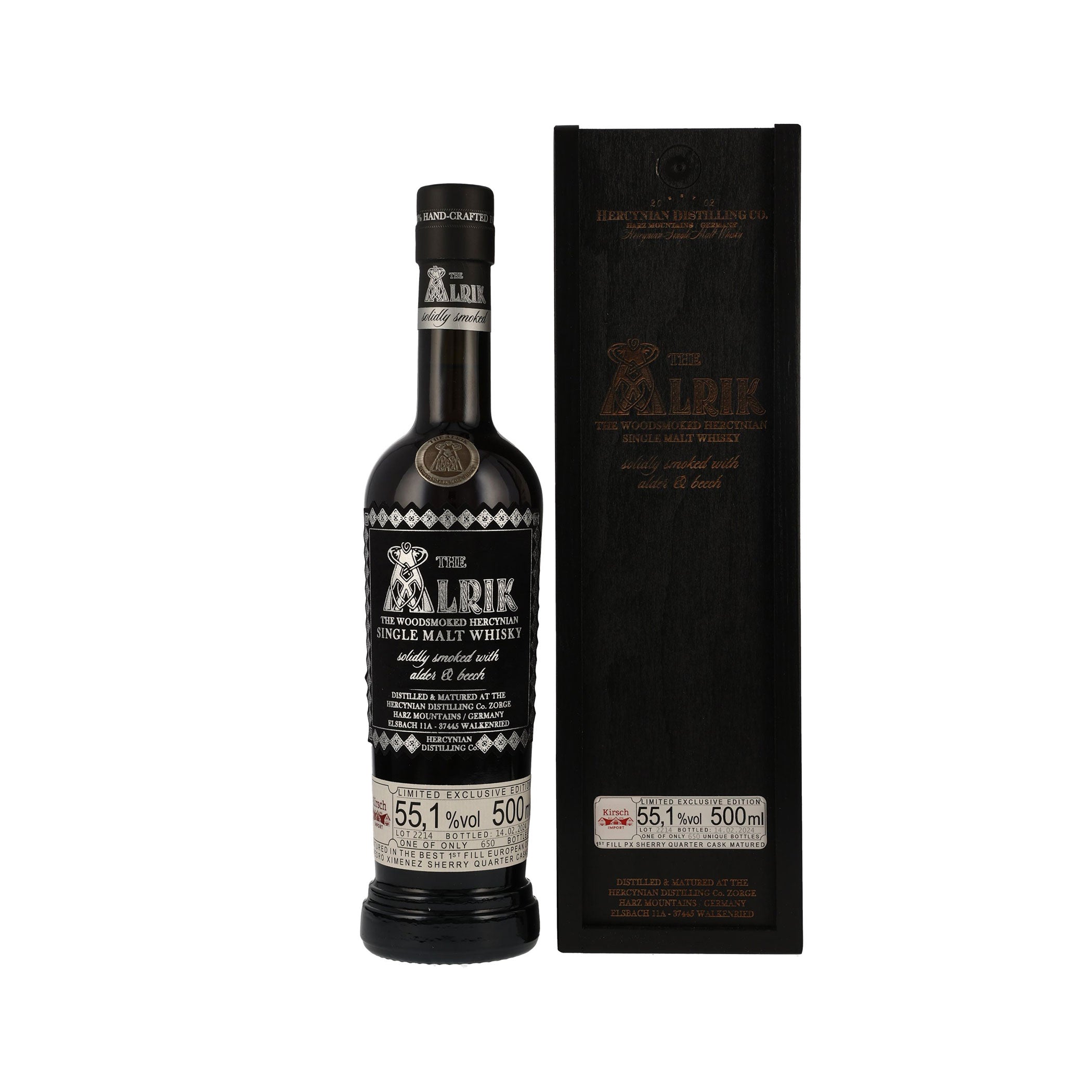 The Alrik – First Fill PX Quarter Cask – The Woodsmoked Hercynian Single Malt Whisky – Limited Edition