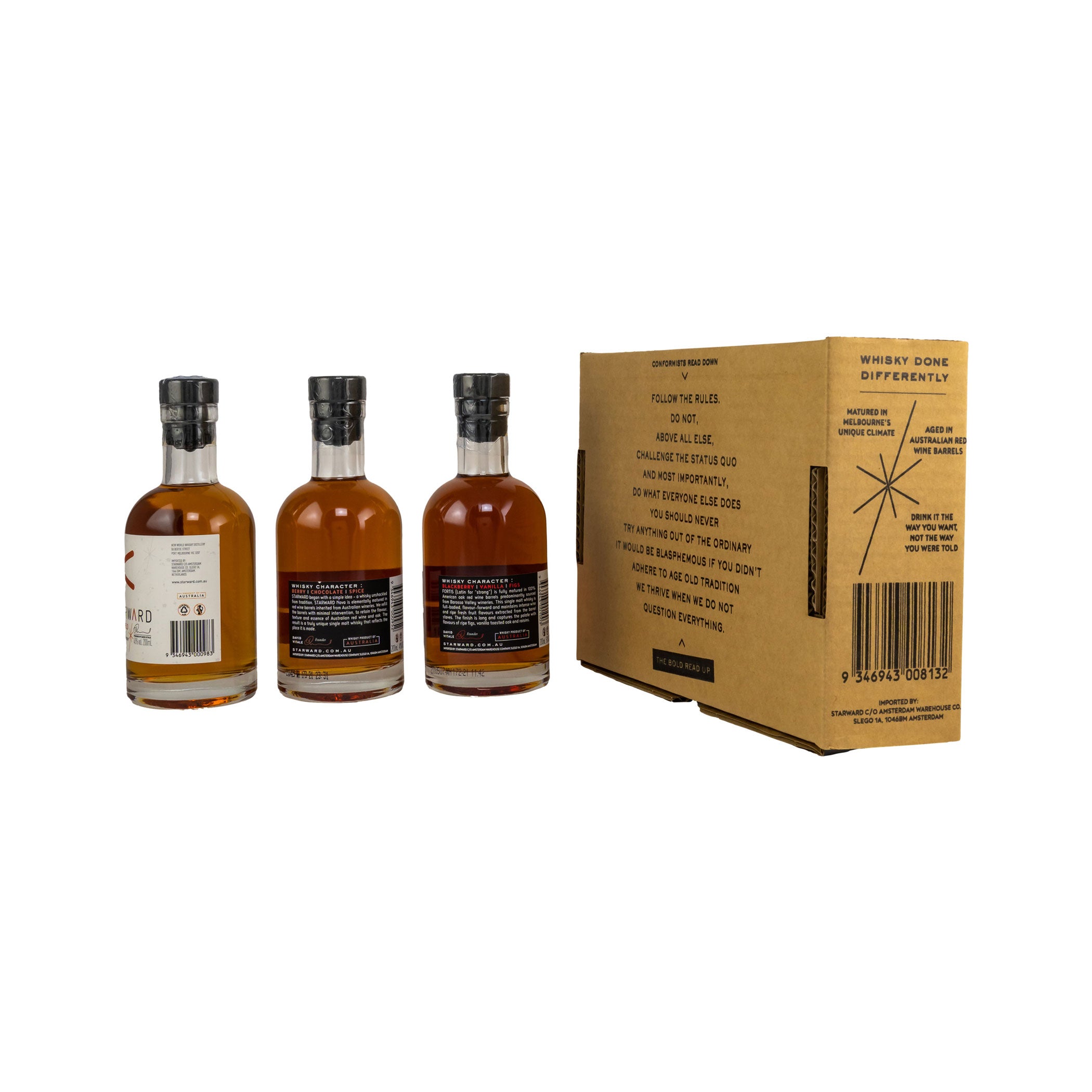 Starward Whisky 3-Piece Tasting Set in Gift Box
