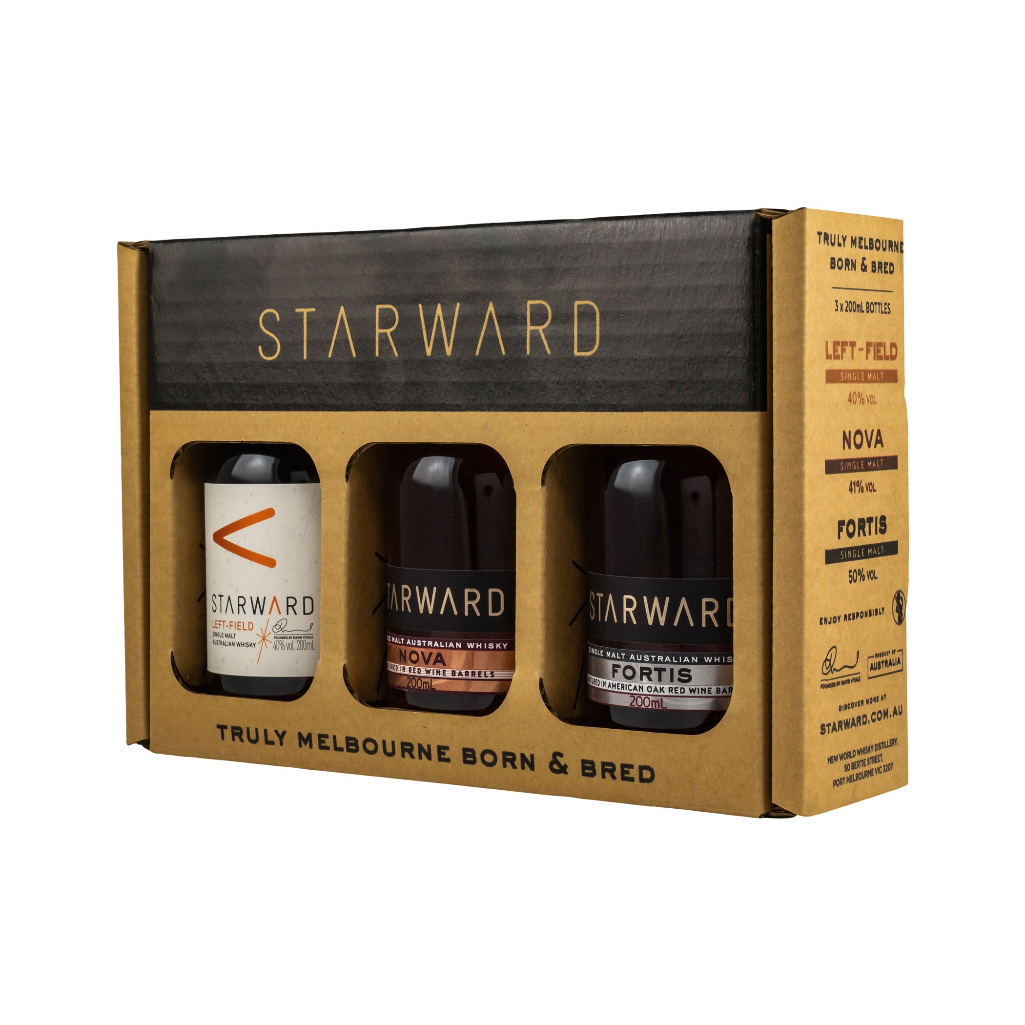 Starward Whisky 3-Piece Tasting Set in Gift Box