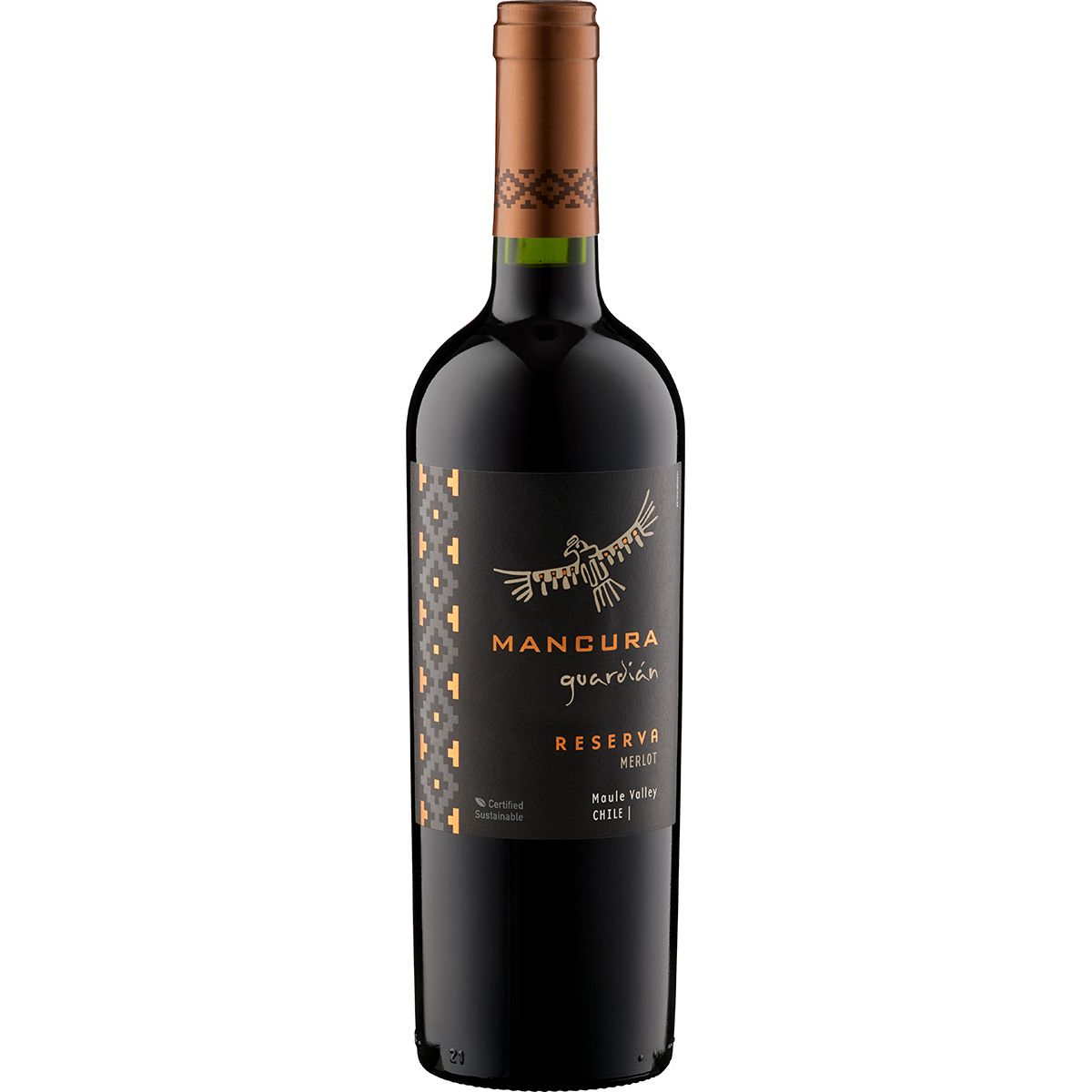 2019 MANCURA guardián RESERVA Merlot Mancura Wines Maule/Chile 0,75l