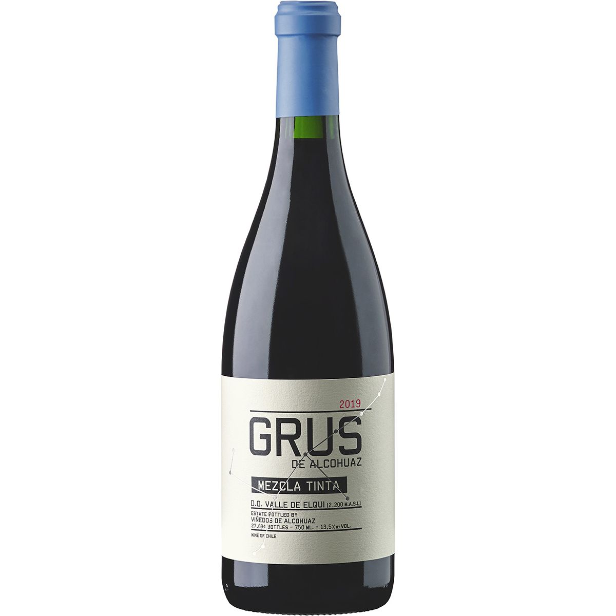 2019 GRUS mezcla tinta Viñedos de Alcohuaz Valle de Elqui/Chile 0,75l