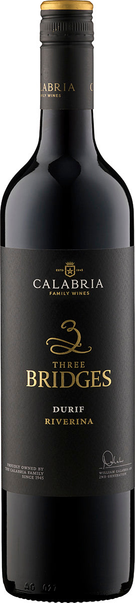 2019 Three Bridges Durif Calabria Family Wines Riverina/Australia 0.75l