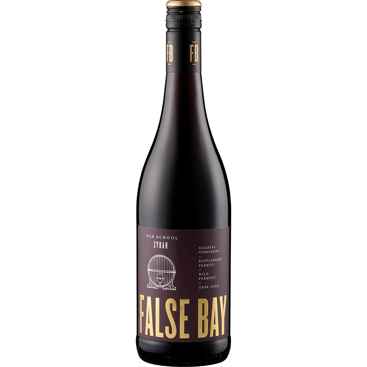 2022 False Bay Old School Syrah False Bay Stellenbosch/Südafrika 0,75 l