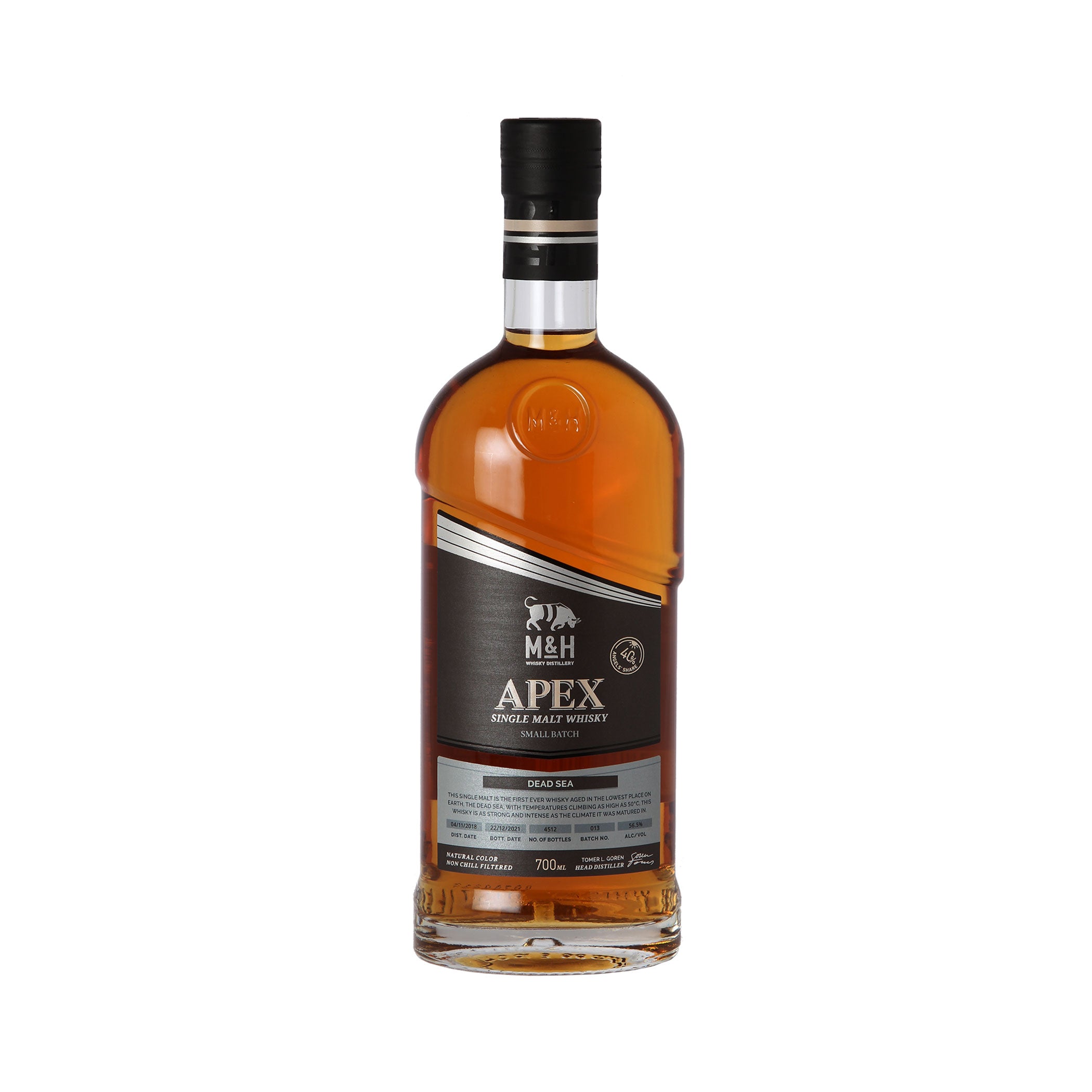 M&H Apex - Dead Sea - Small Batch No. 13 - Single Malt Whisky - Whisky from Israel