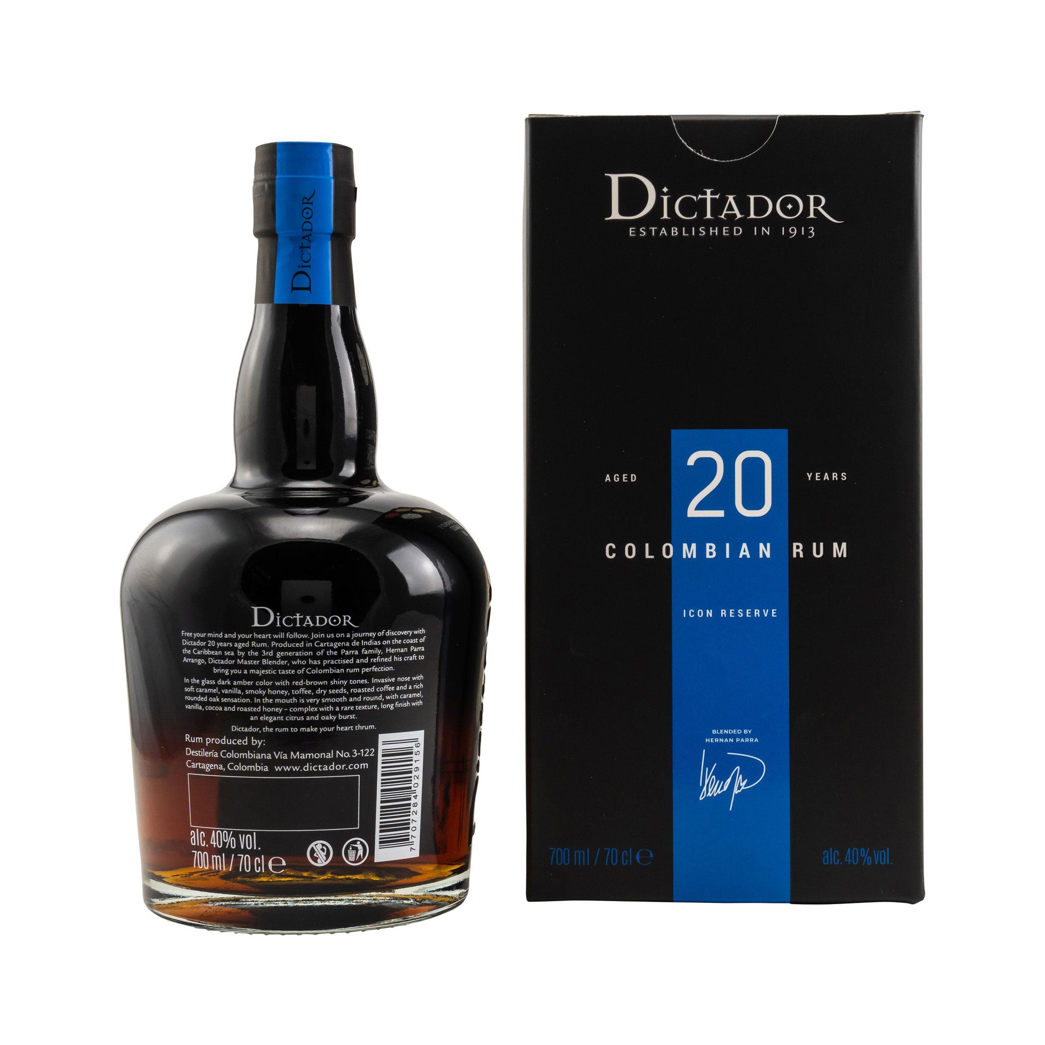 Dictador 20 y.o. Icon Reserve - in Gift Pack
