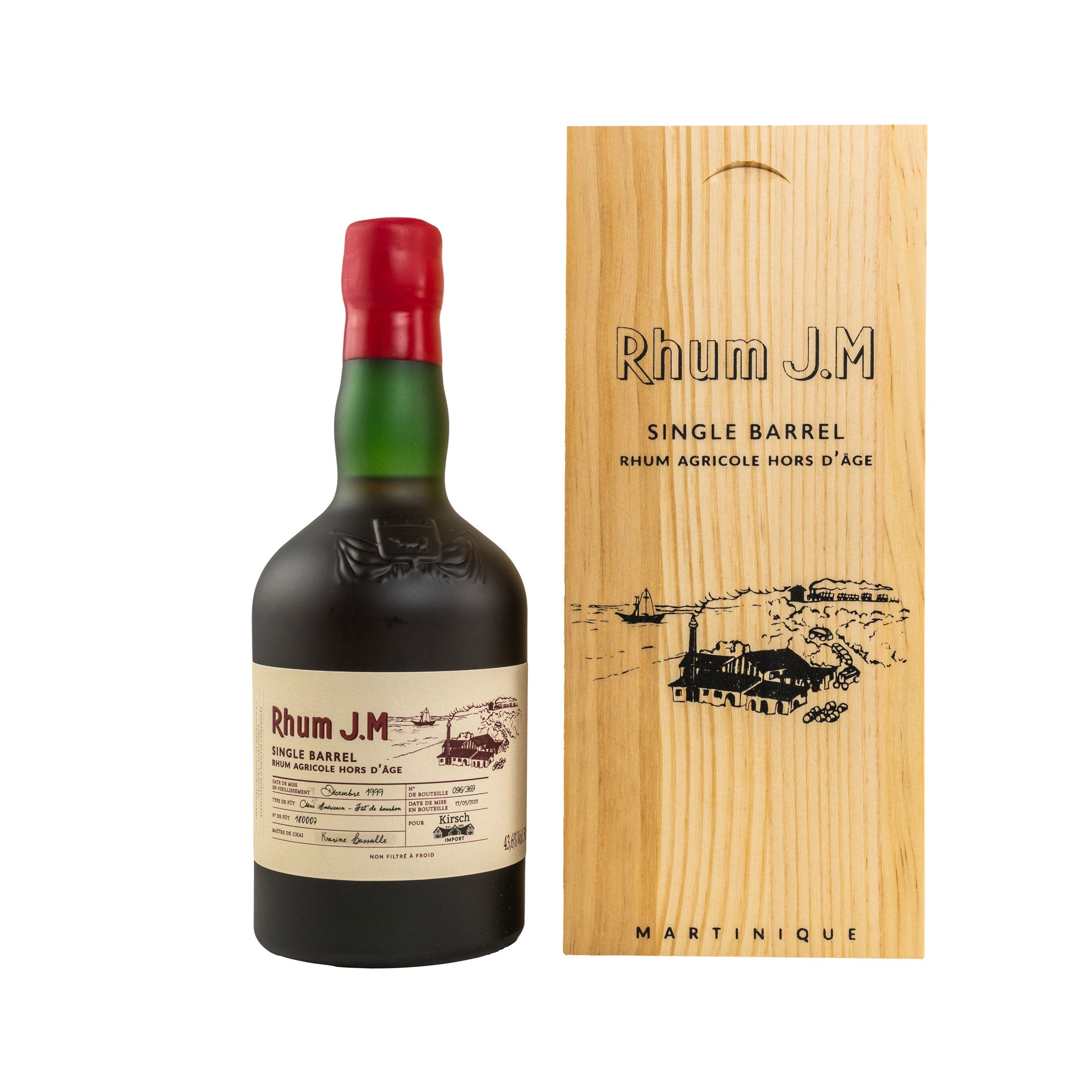 Rhum J.M Single Barrel #180007 - Vieux Agricole Hors d'Age 1999/2021