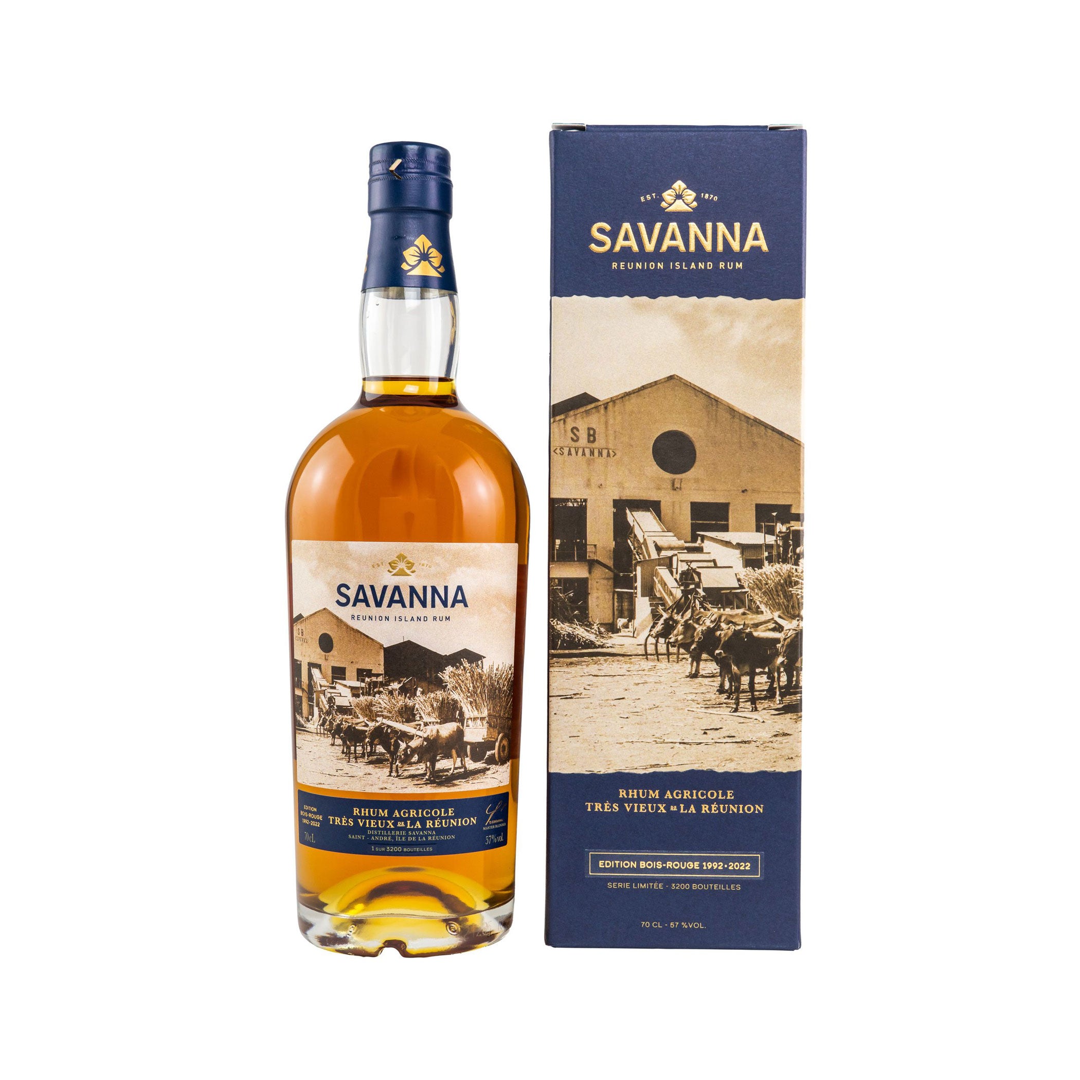 Savanna Edition Bois Rouge 1992/2022 - Rhum Agricole Très Vieux from Reunion