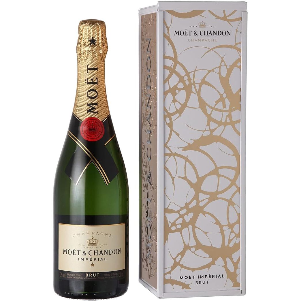 Moët & Chandon Impérial Champagner in exklusiver Geschenkpackung aus Metall