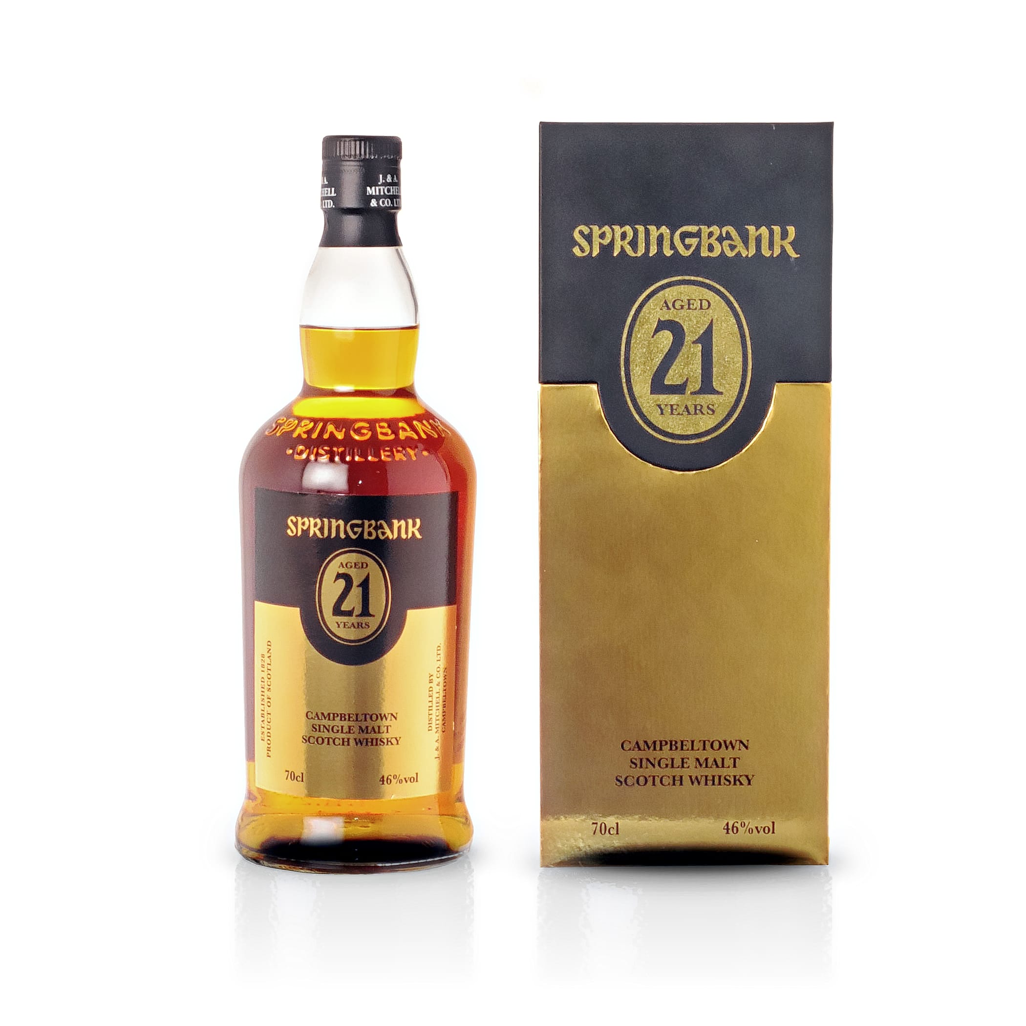 Springbank 21 Jahre, 46 % Vol. 0,7 Release 2023 - Schottland / Campbeltown
