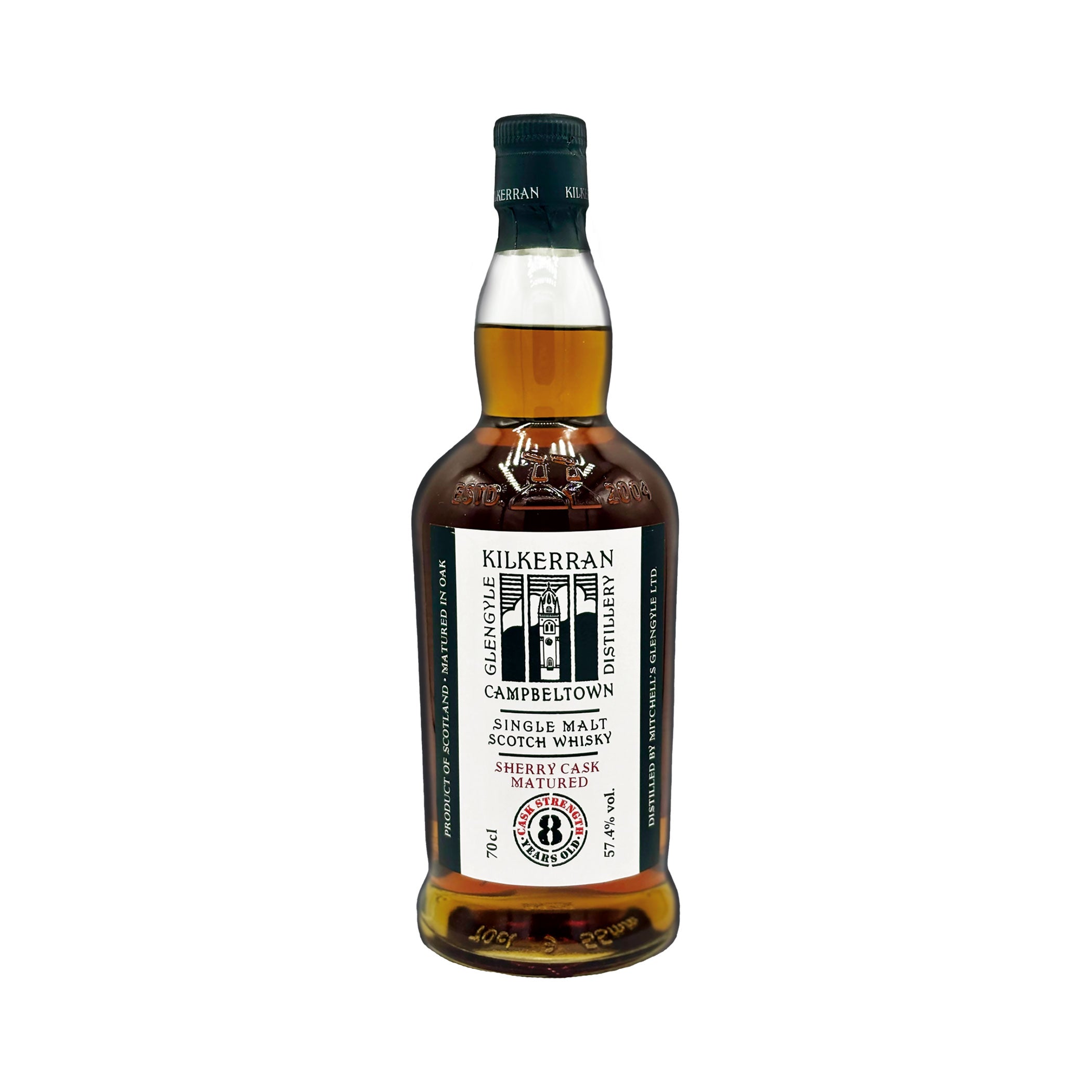 Kilkerran - 8 Years Old - Sherry Cask - Single Malt Scotch Whisky