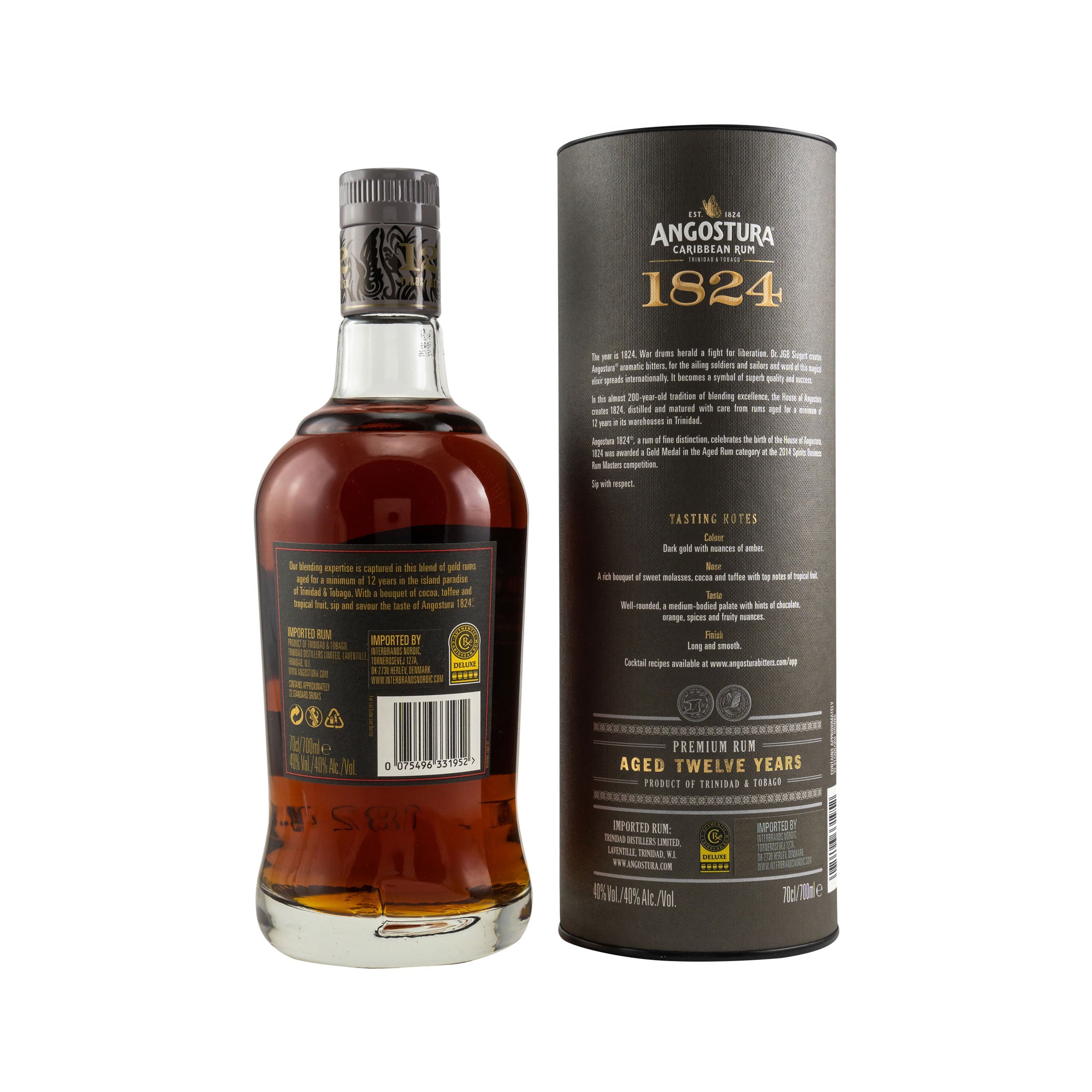 Angostura 1824 Premium Rum 12 Years Old
