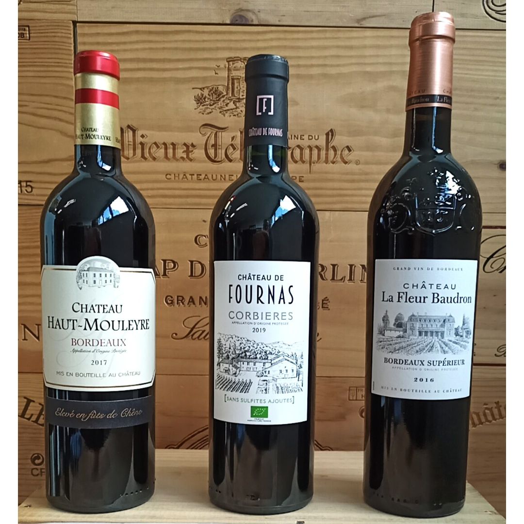 Feinste Weine - Weinselektion 6er Frankreich - Bordeaux / Pay DO'C Restposten #1