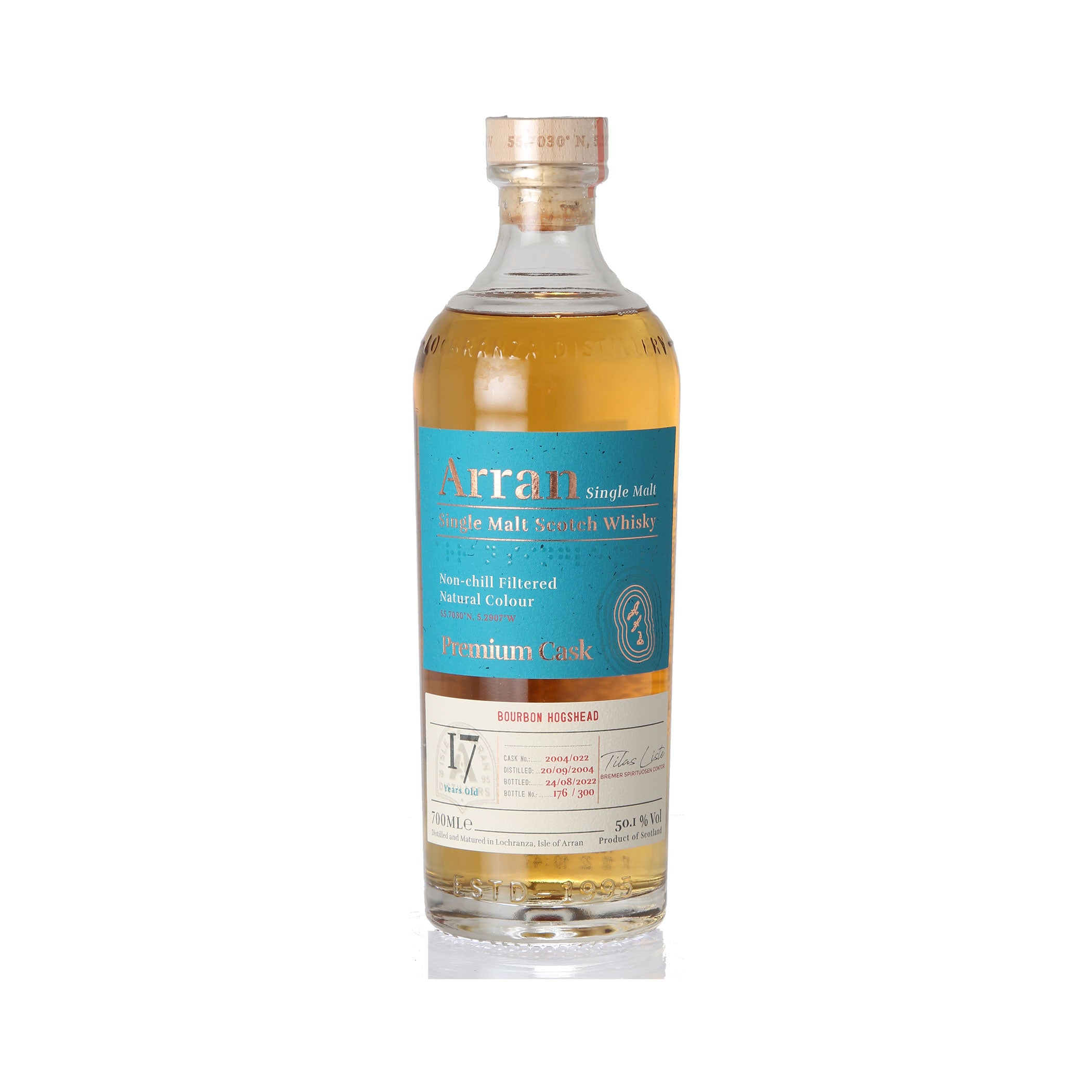 Arran BSC Single Cask - 17 Years Old - Bourbon Hogshead