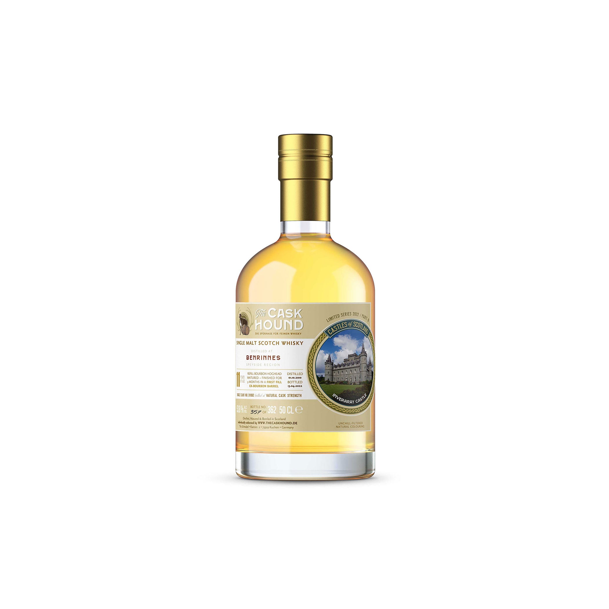 Benrinnes Speyside Single Malt Scotch Whisky, 11 Years Old (2011/2022) - The Caskhound
