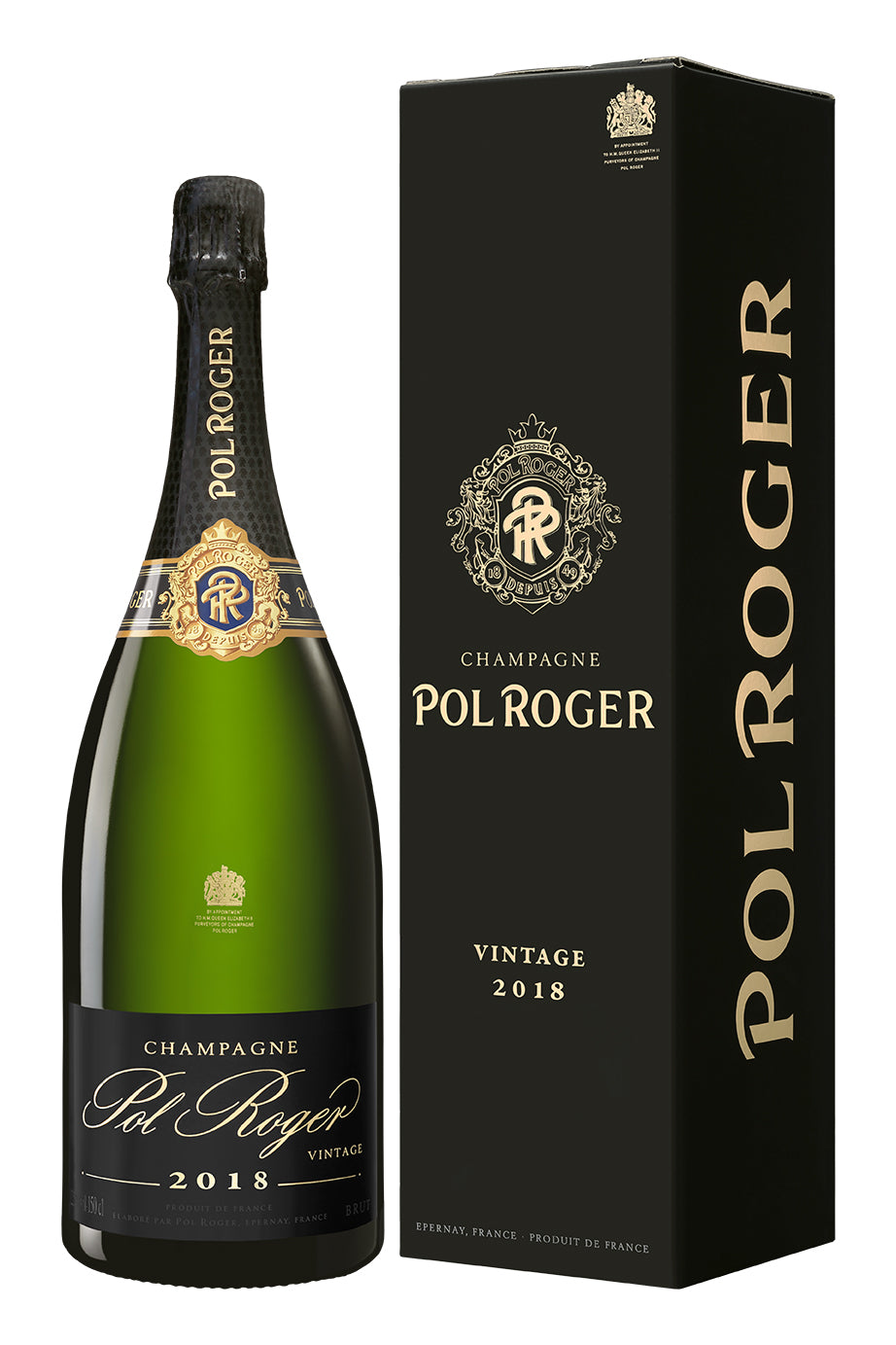2018 Brut Vintage 3L Doppel-Magnum - Champagne Pol Roger - Champagne, Frankreich