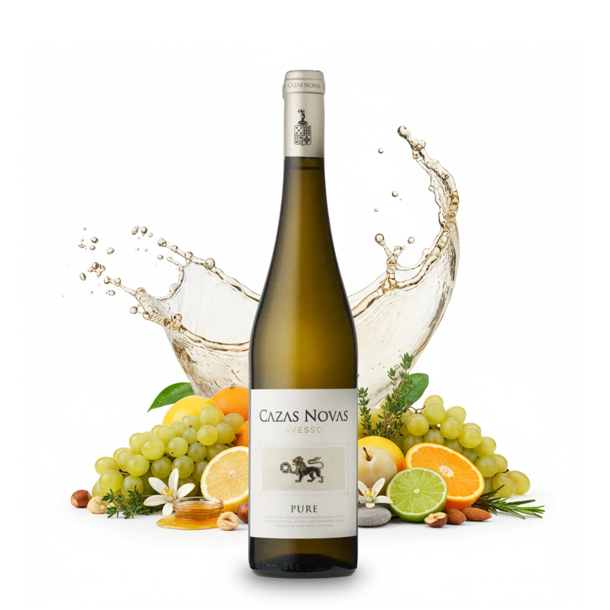 Cazas Novas Pure Avesso Vinho Verde Weißwein Frisch Mineralisch 12,5% vol 0,75 L