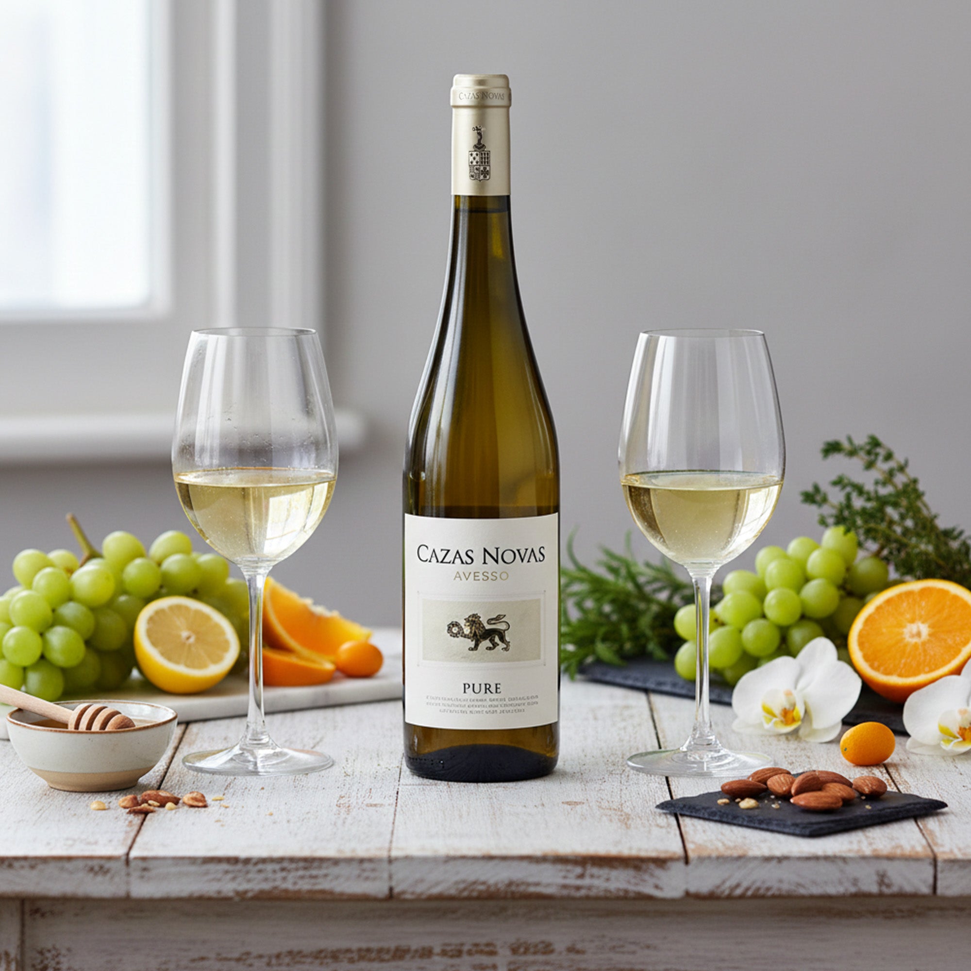 Cazas Novas Pure Avesso Vinho Verde Weißwein Frisch Mineralisch 12,5% vol 0,75 L