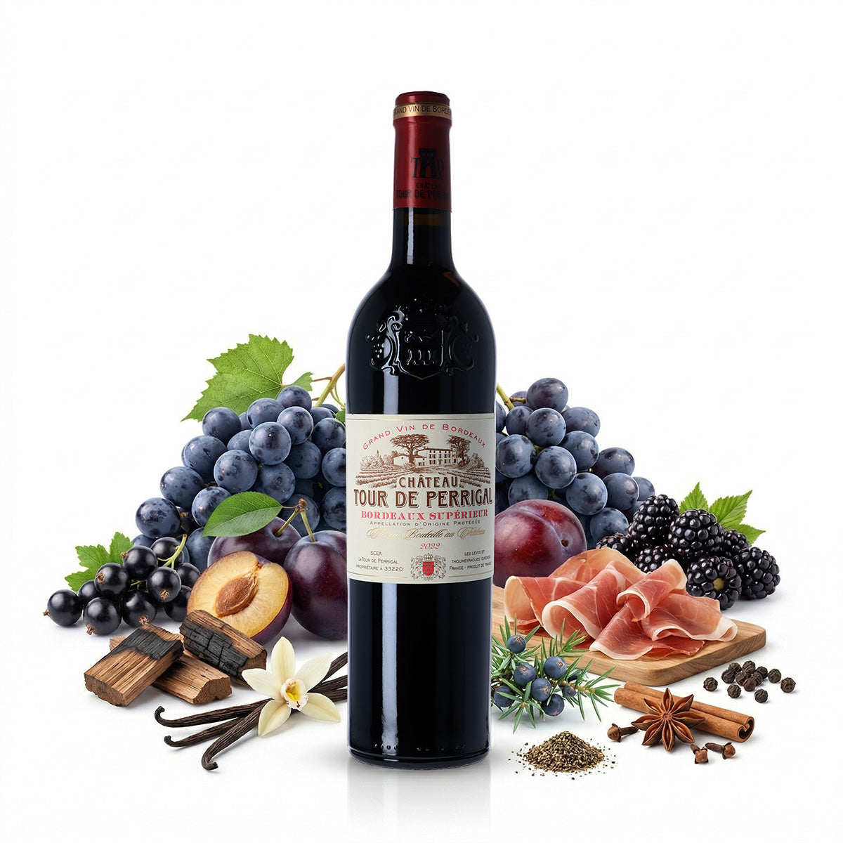 Chateau Tour de Perrigal Medaille Bordeaux Superieur 2022 0,75 L 13,5 % vol.