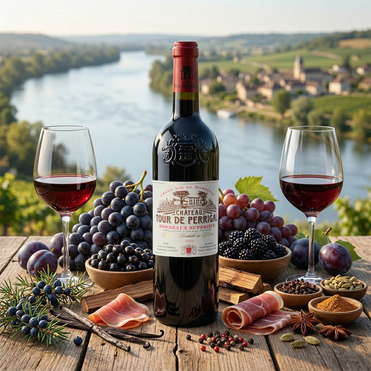 Chateau Tour de Perrigal Medaille Bordeaux Superieur 2022 0,75 L 13,5 % vol.
