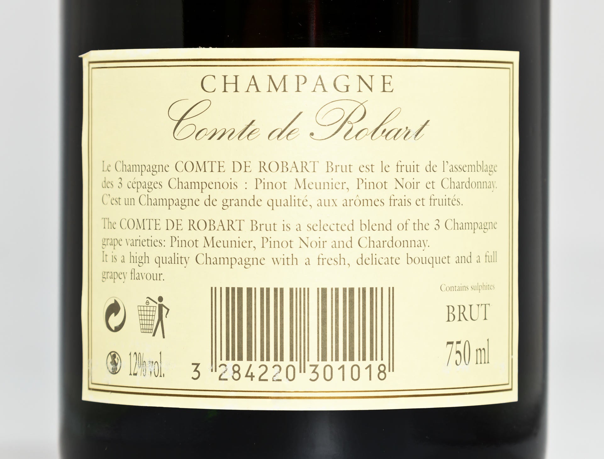 Comte de Robart Brut Champagne, 0.75l