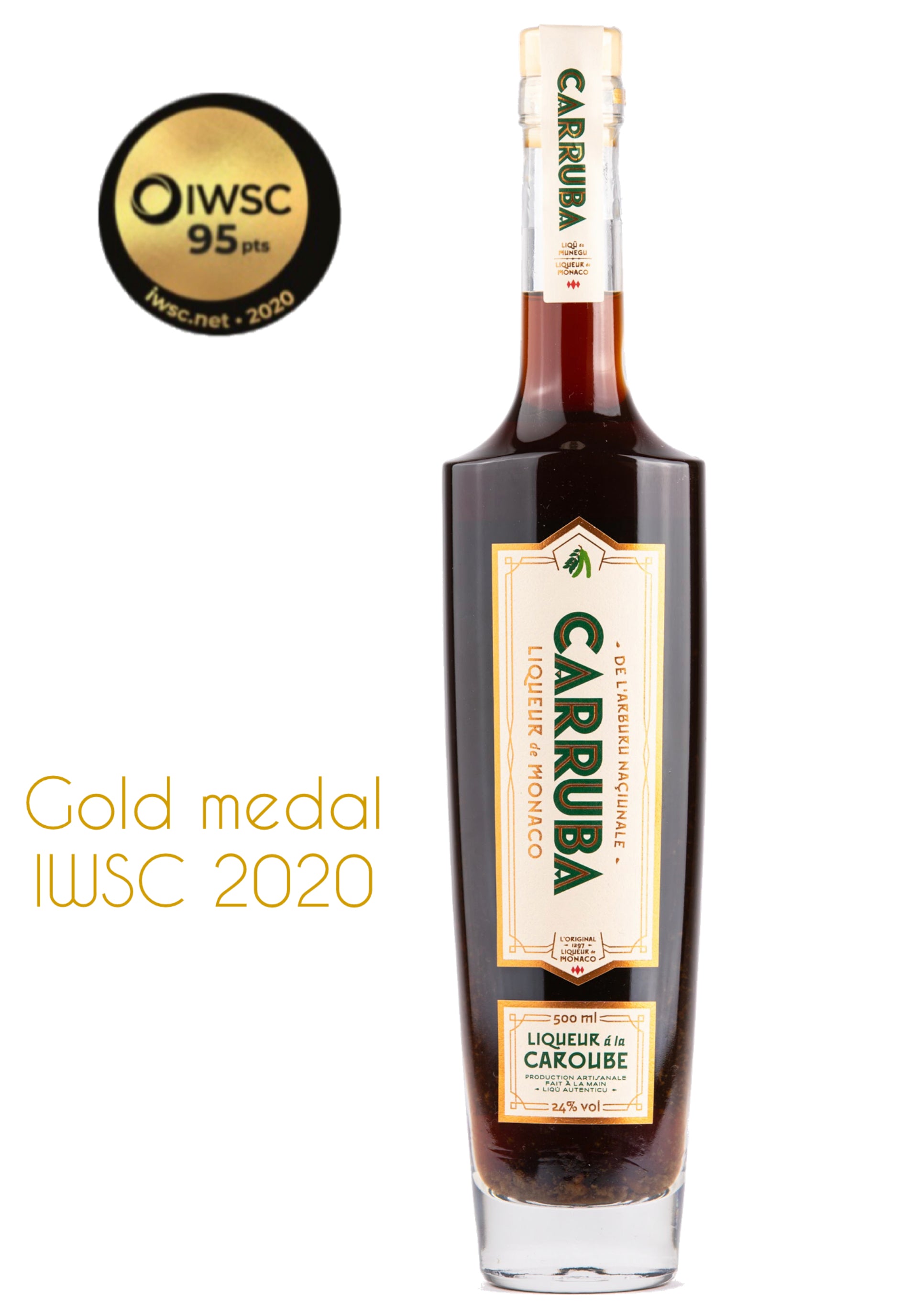 CARRUBA Liqueur de Monaco with gift box 24% vol. 0.5l