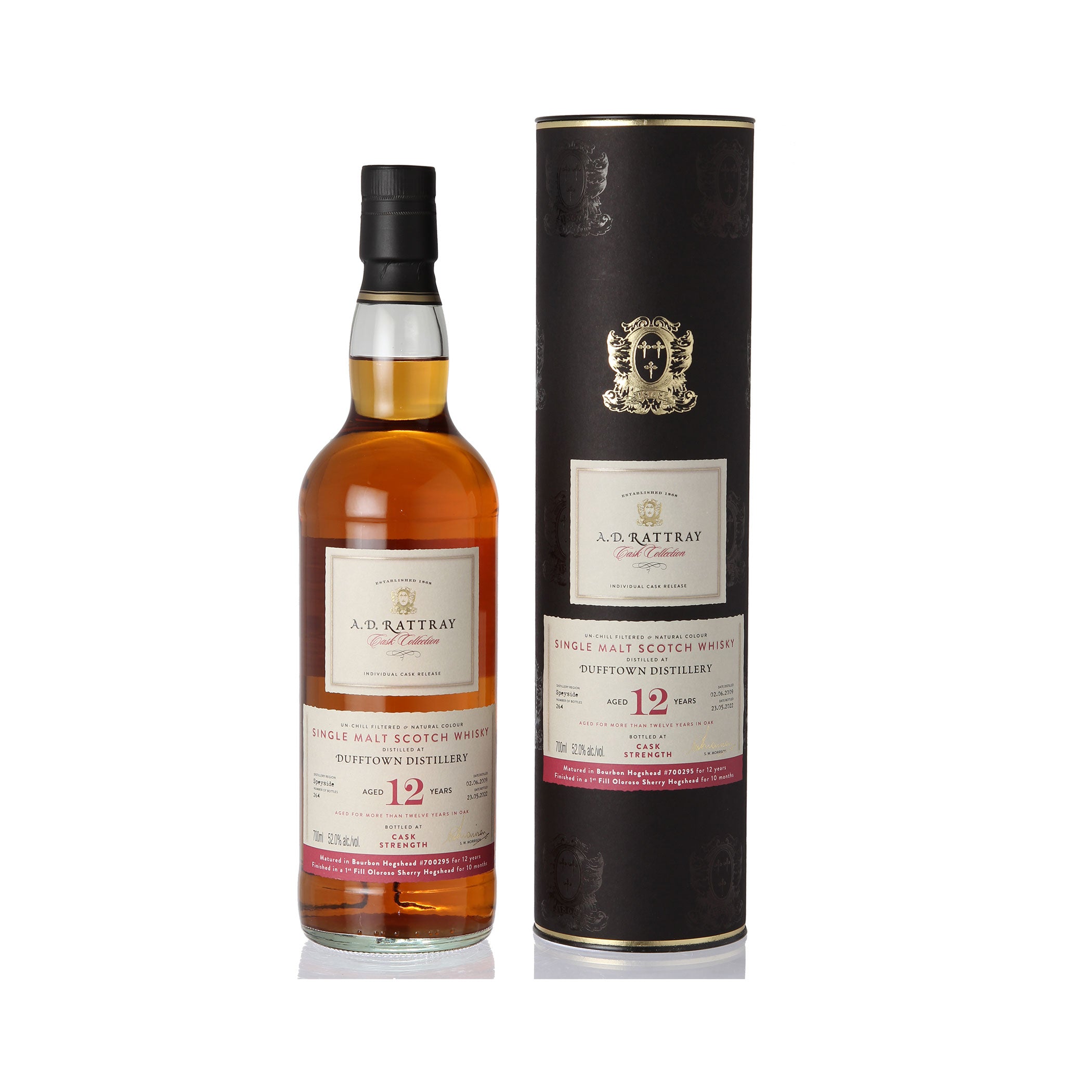 Dufftown, 2009, 12 Years Old, Oloroso Sherry Finish - A.D. RATTRAY – Cask Collection -