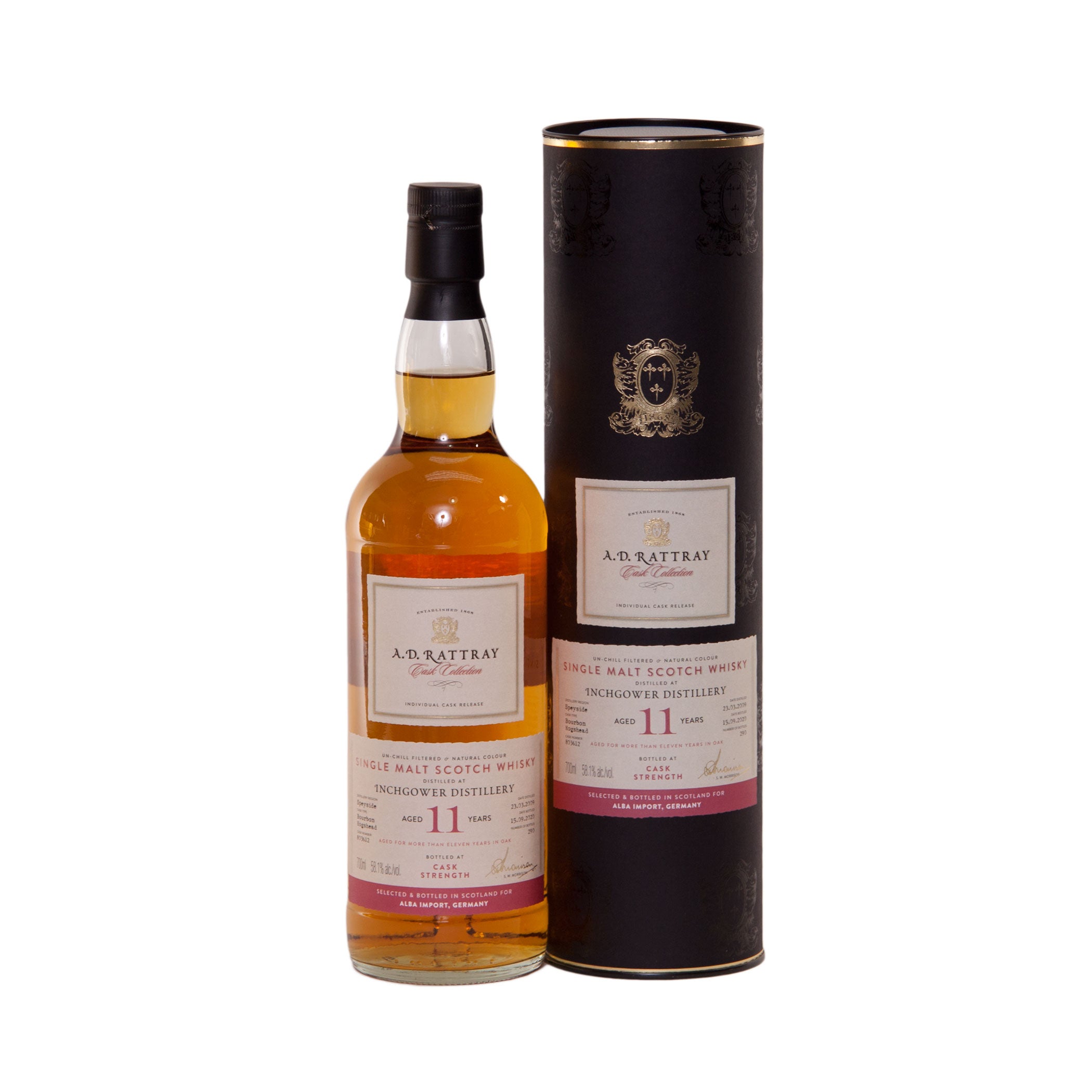 Inchgower, A.D.Rattray, 2009, 11 Years Old, 58.1%
